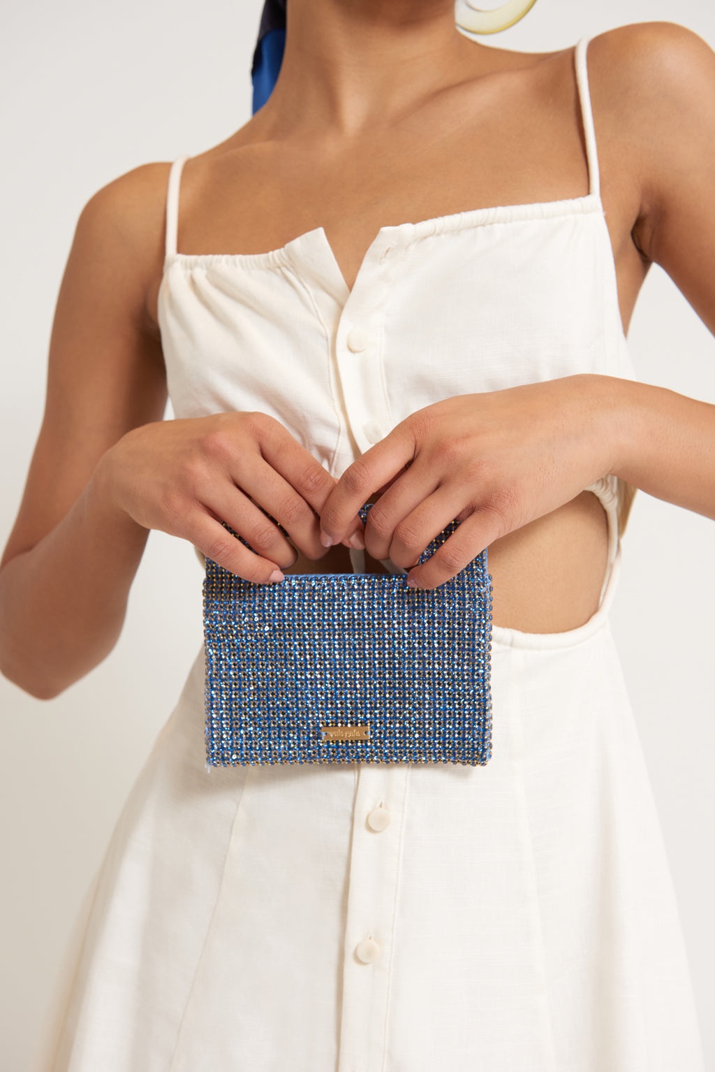 LUCINDA NANO RHINESTONE CLUTCH - 3