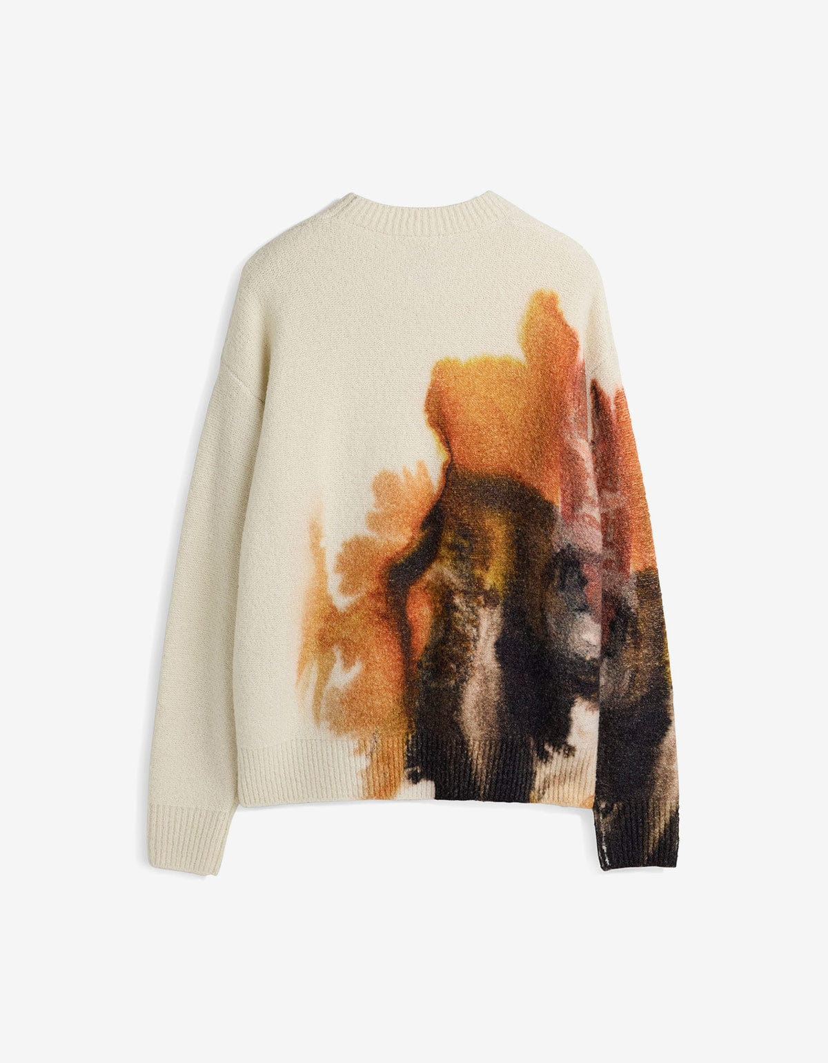 Y-3 White AOP Graphic Sweater - 3