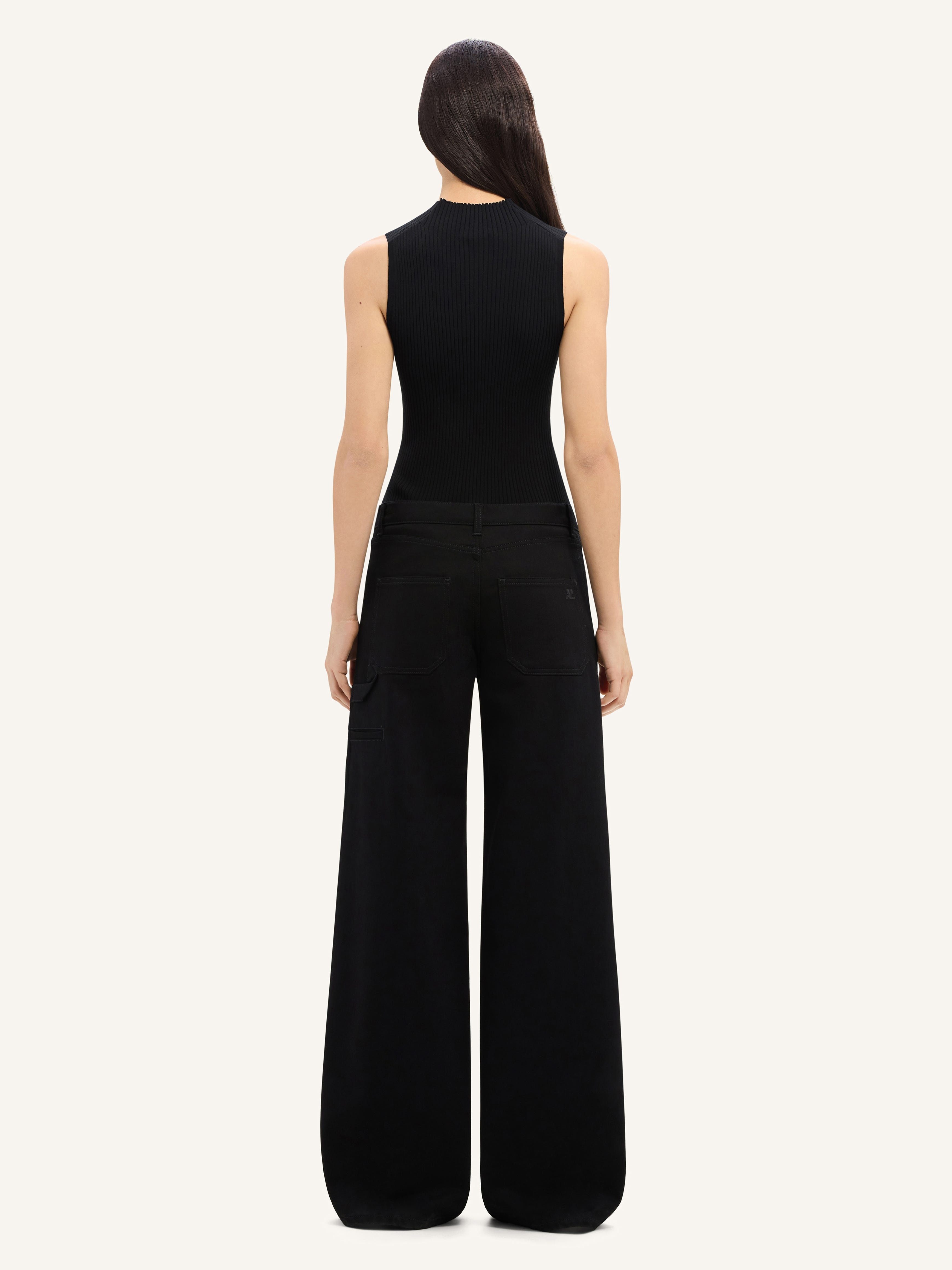 HAMMER DENIM BAGGY PANTS - 4
