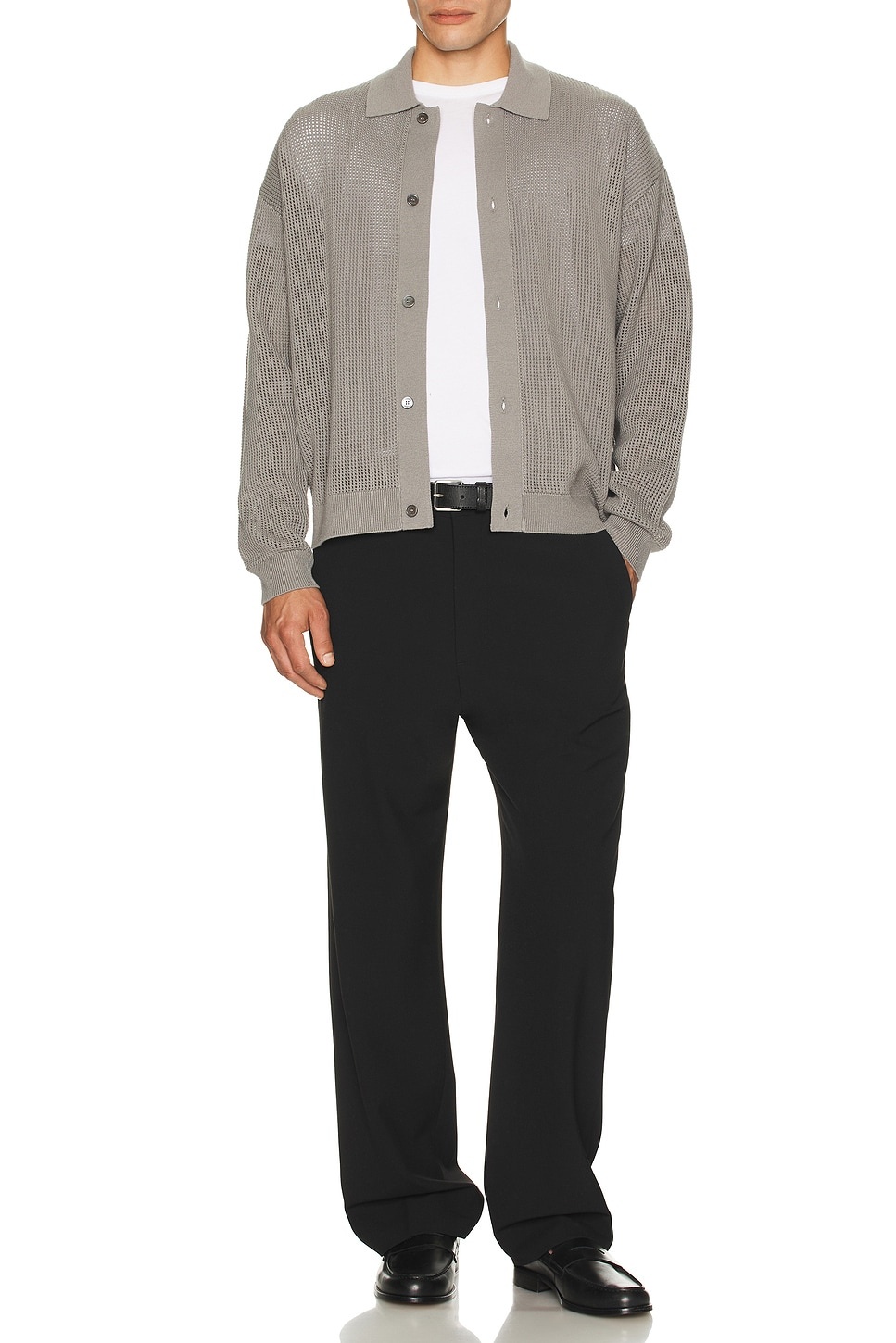 Open Knit Cardigan - 4