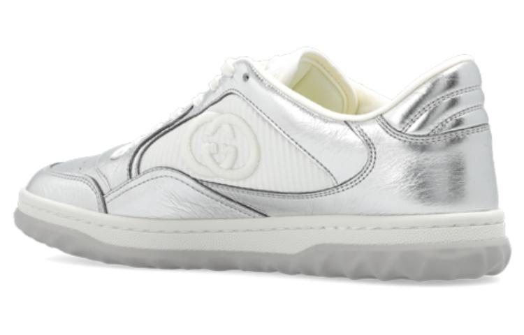(WMNS) Gucci Mac80 Embroidered Sneakers 'White Silver' 750834-AACA9-8141 - 5