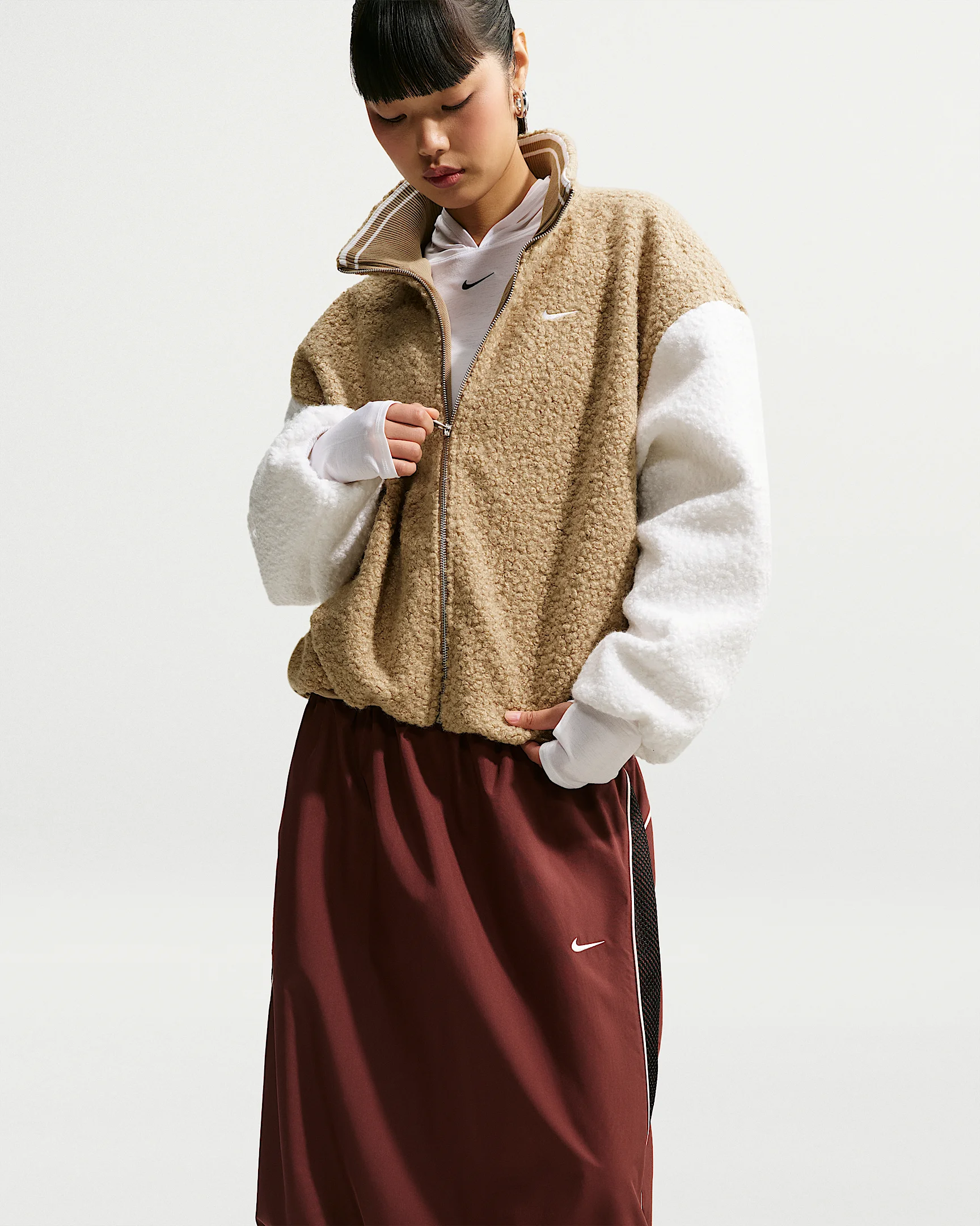 Nike Sportswear Women's Oversized High-Pile Fleece Jacket - 1
