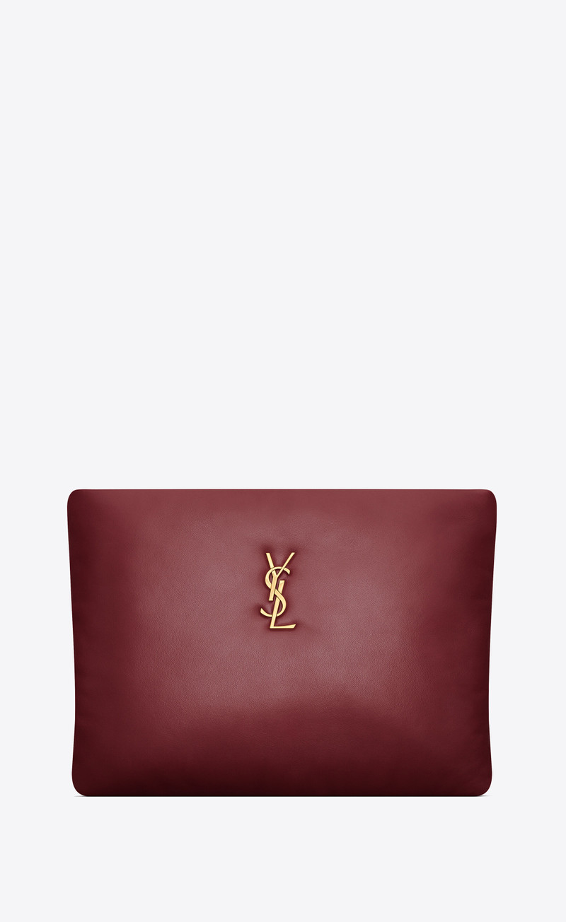 calypso large pouch in lambskin 1