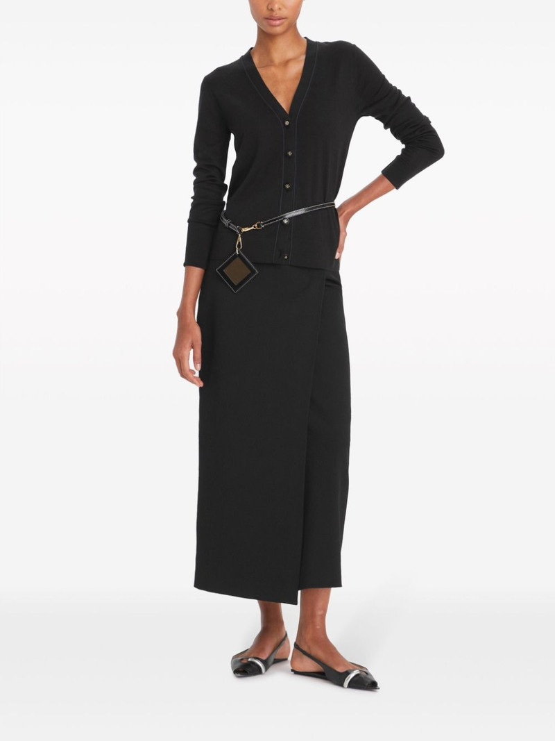 TORY BURCH Simone V-neck cardigan outlook