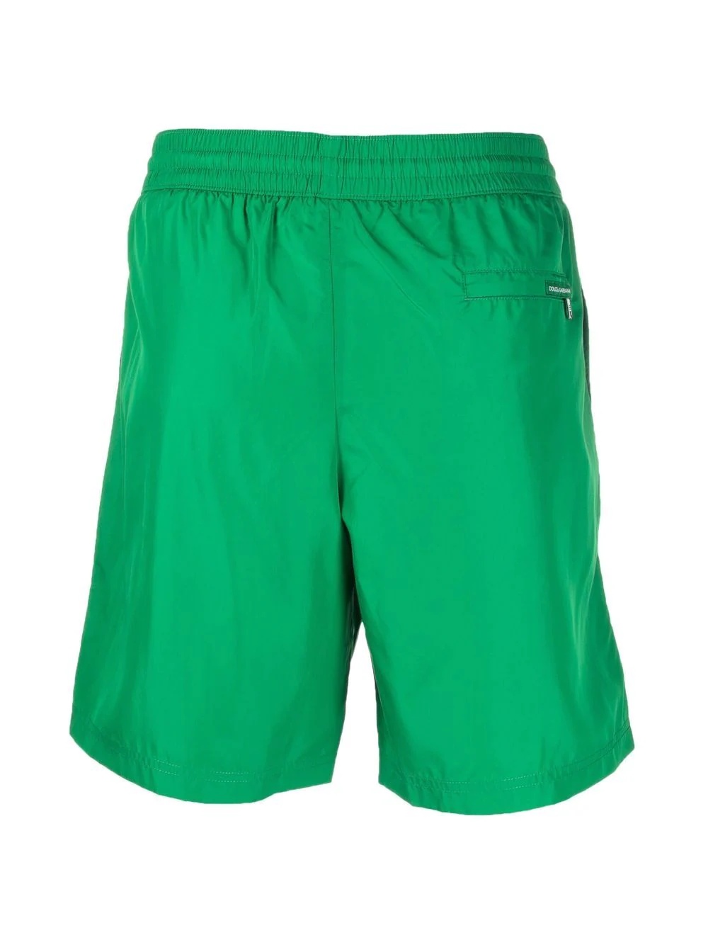 logo-patch swim shorts - 2