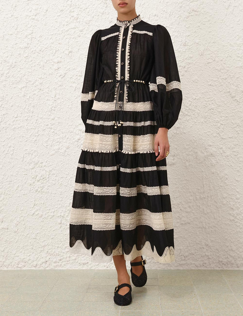 Zimmermann RHIANNON LACE BILLOW DRESS outlook