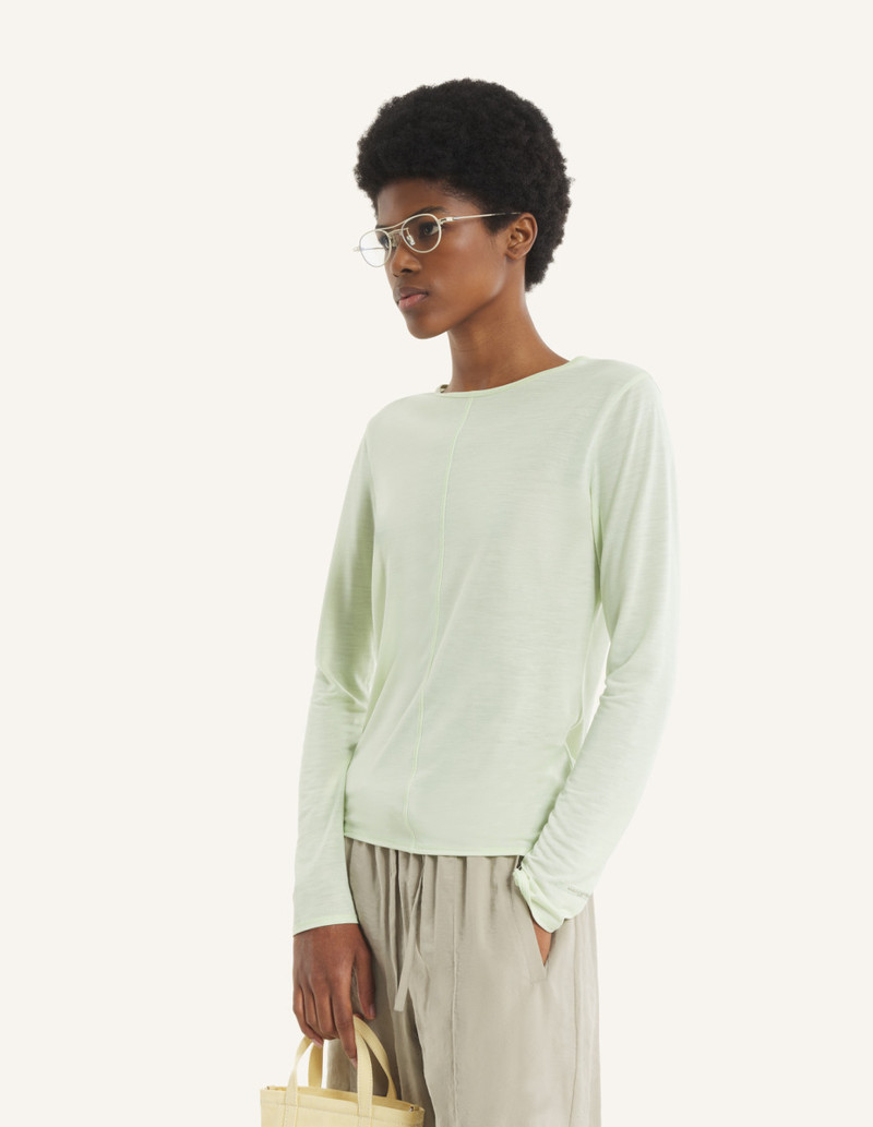 Maison Kitsuné LONG SLEEVE LYOCELL TOP outlook