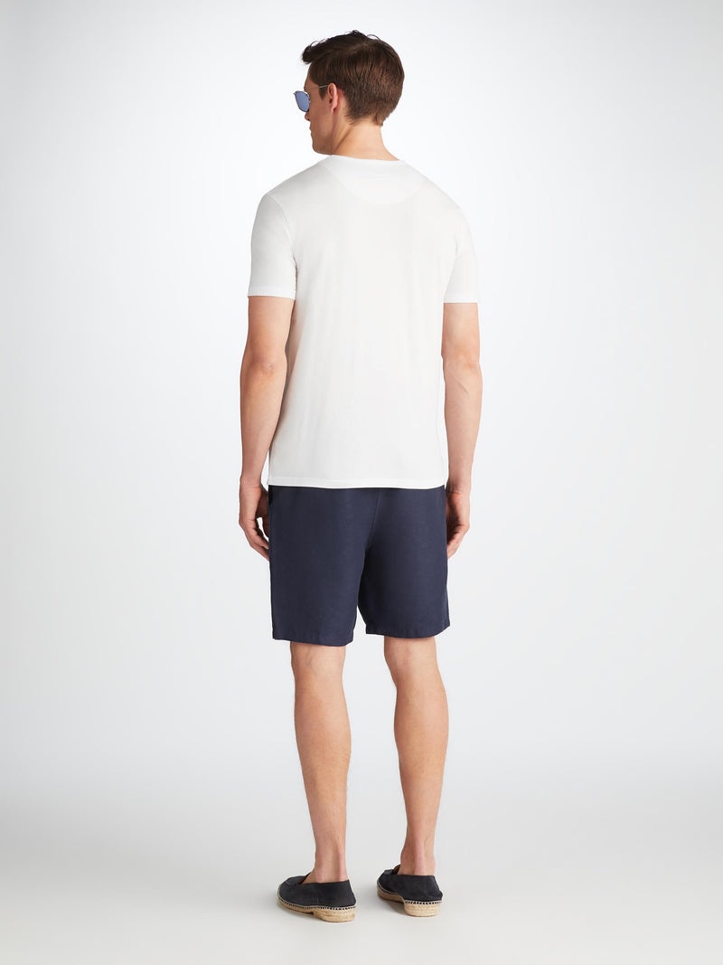 Men's T-Shirt Riley Pima Cotton White - 4