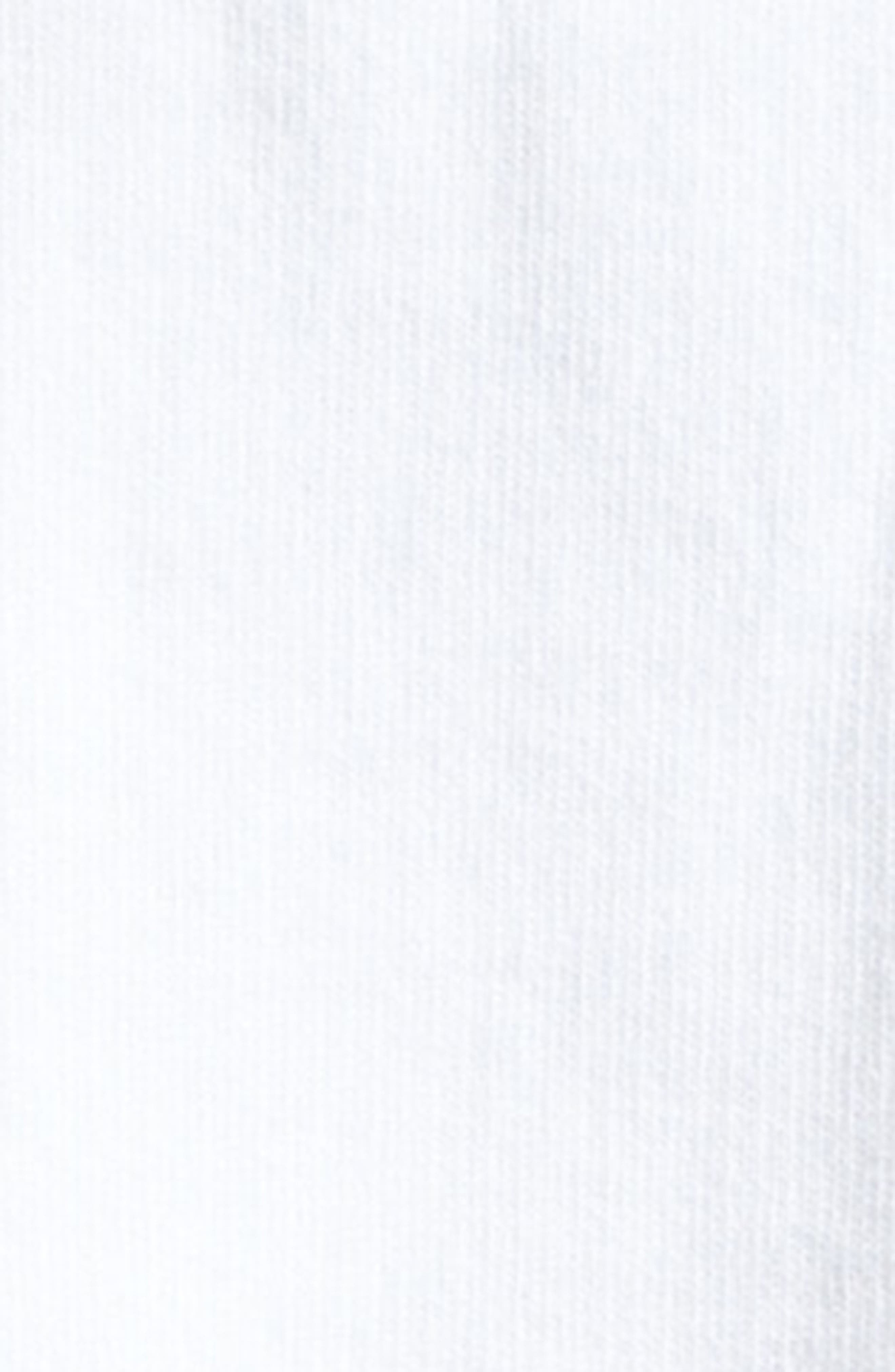 Sporty & Rich Eden Crest Quarter-Zip Cotton Fleece Sweatshirt in White at Nordstrom - 6