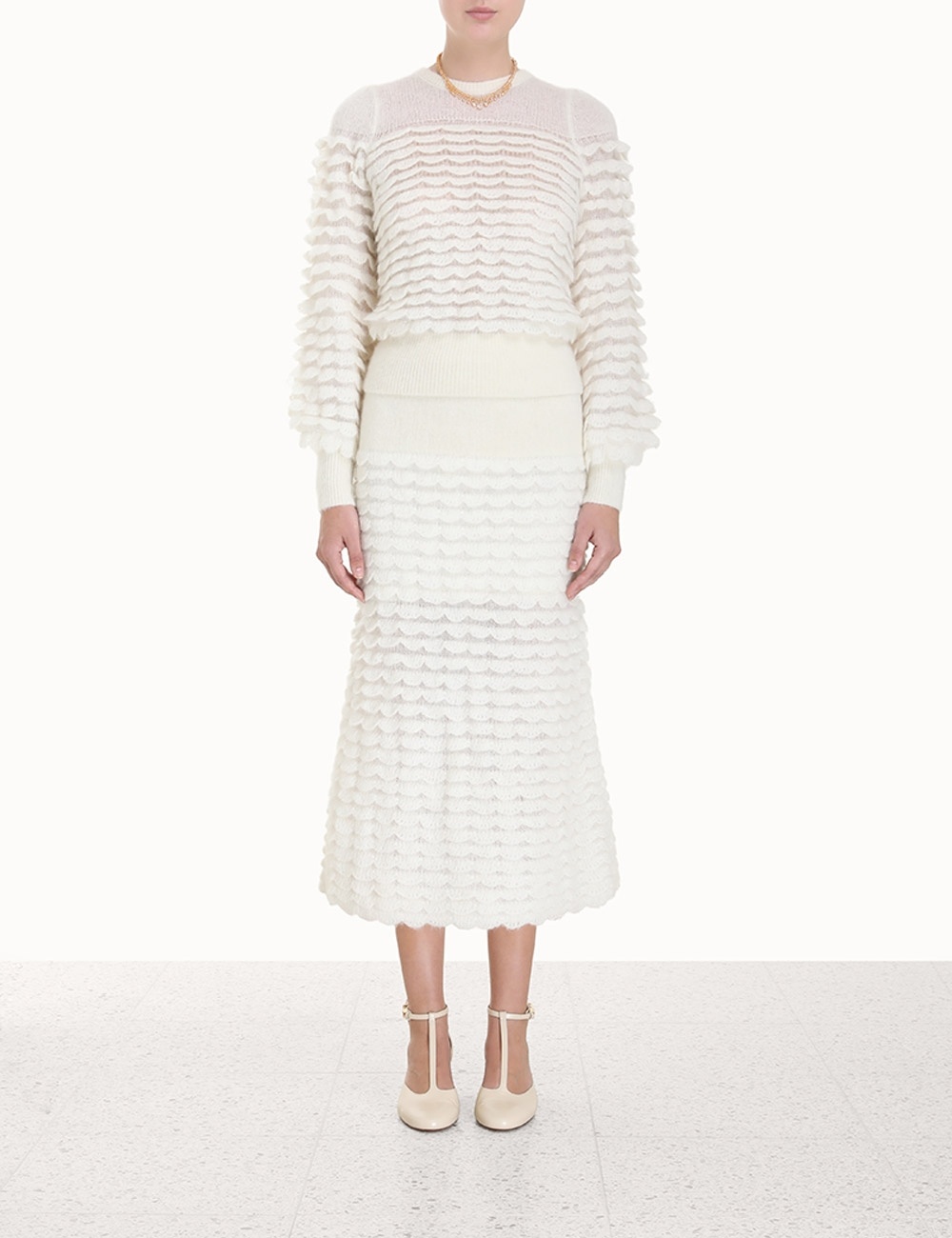 LUMINOSITY SCALLOP SKIRT - 2