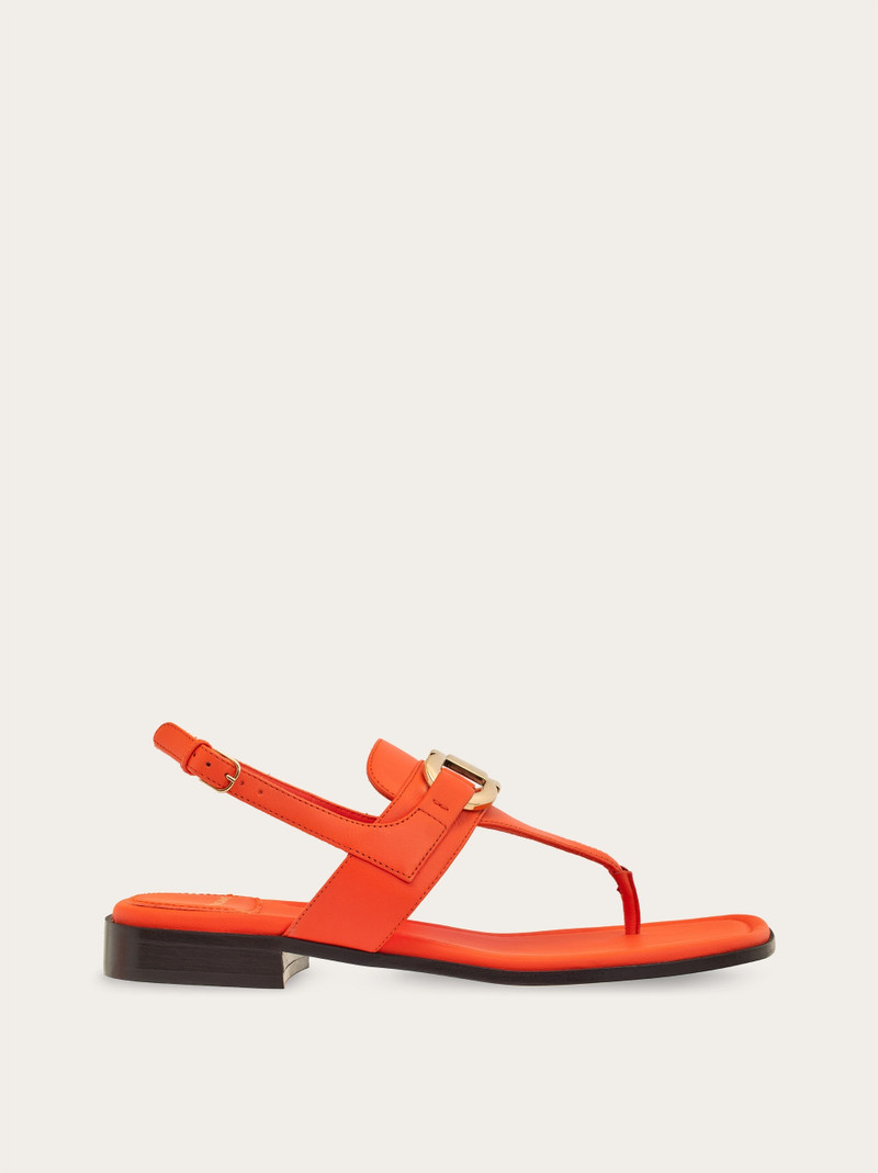 Gancini ornament sandal 1