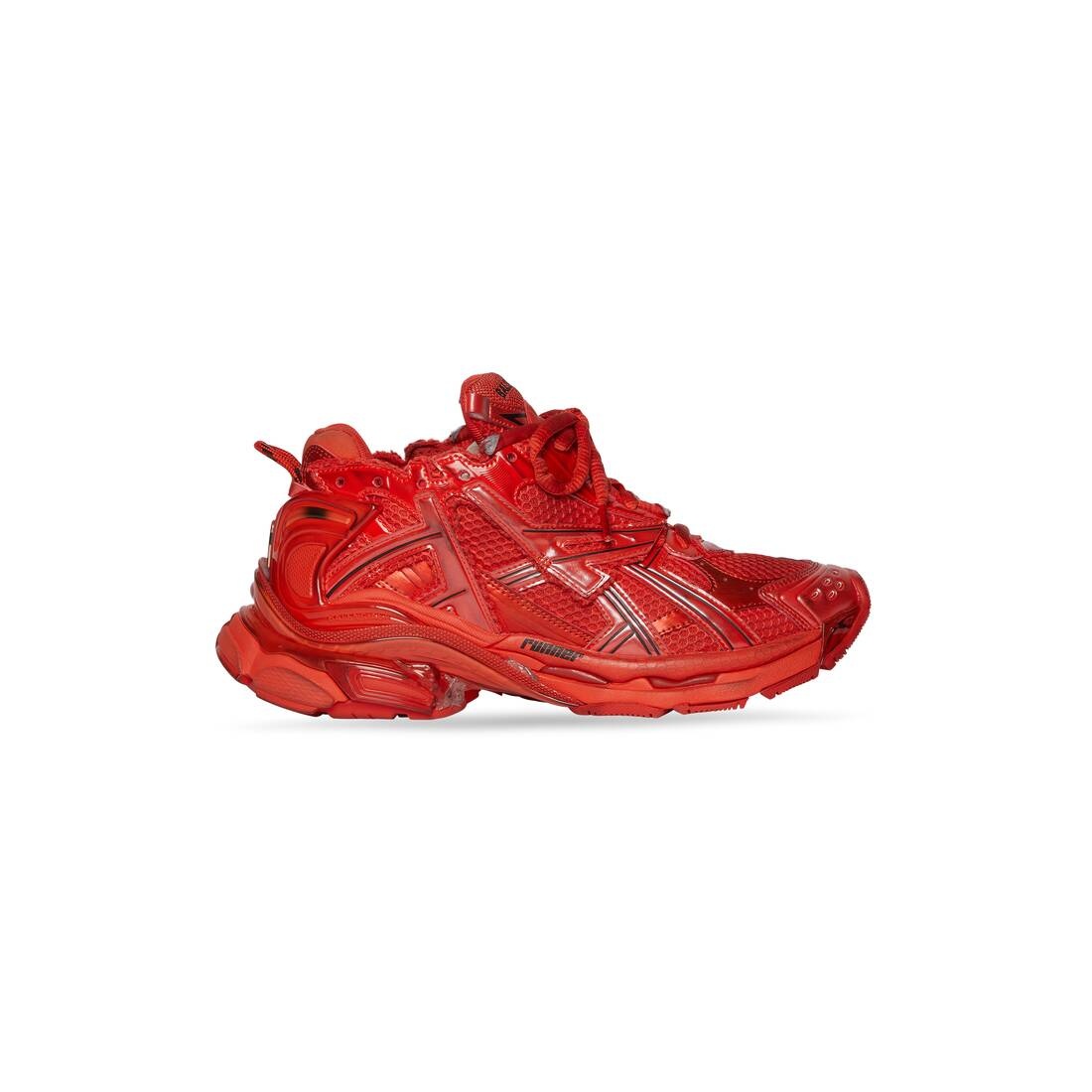 Men's Runner Sneaker in Red - 1