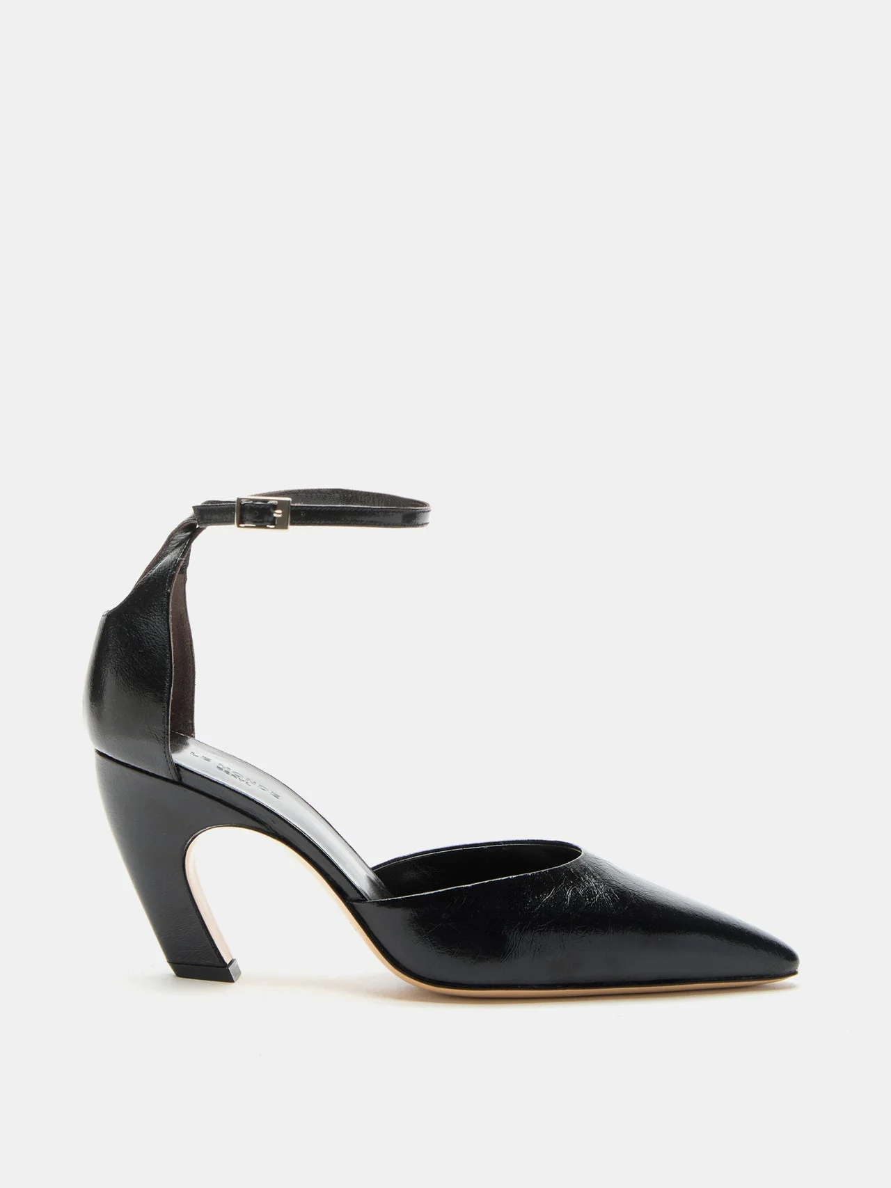 Victoria Pump / Black Glass Leather - 1