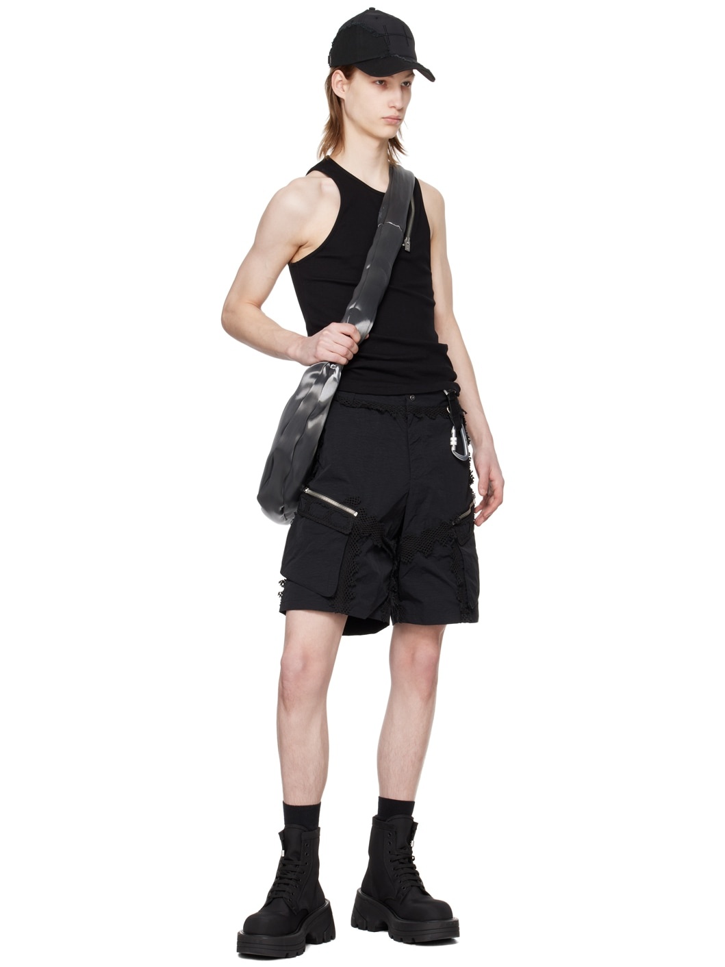 Black Spherical Shorts - 5