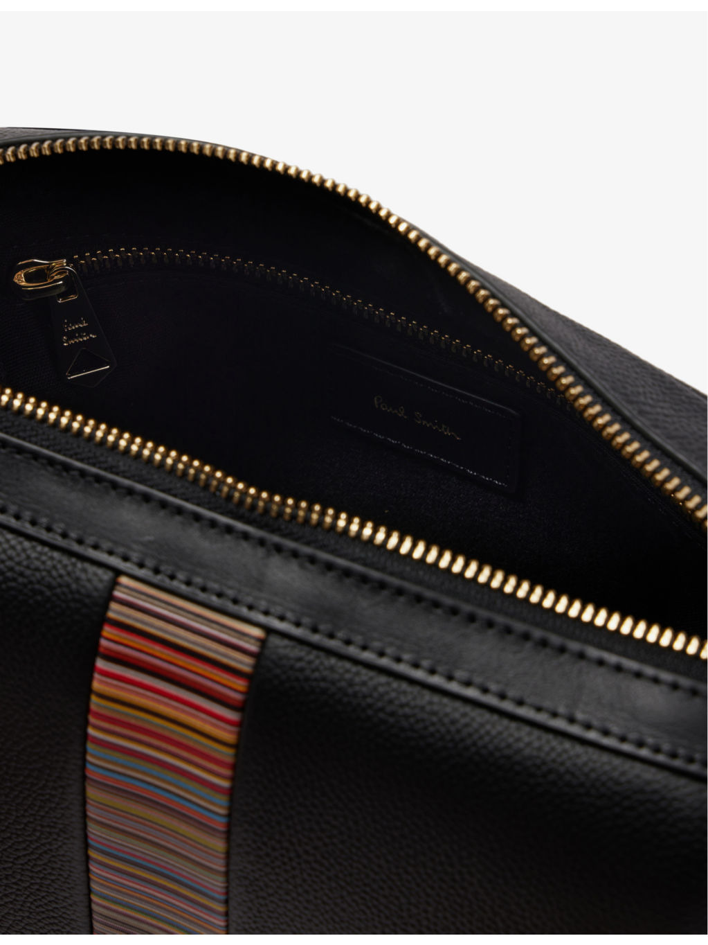 Signature Stripe leather messenger bag - 5