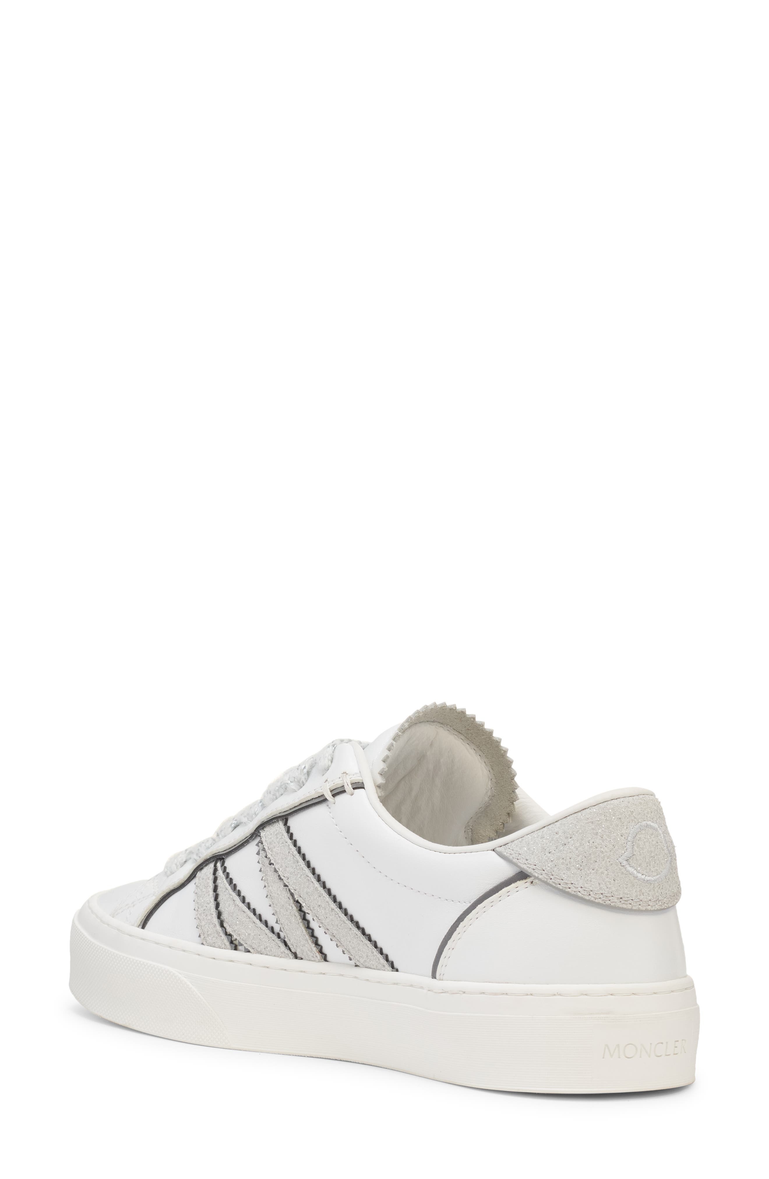 Moncler Monaco Sneaker in Brilliant White at Nordstrom - 2