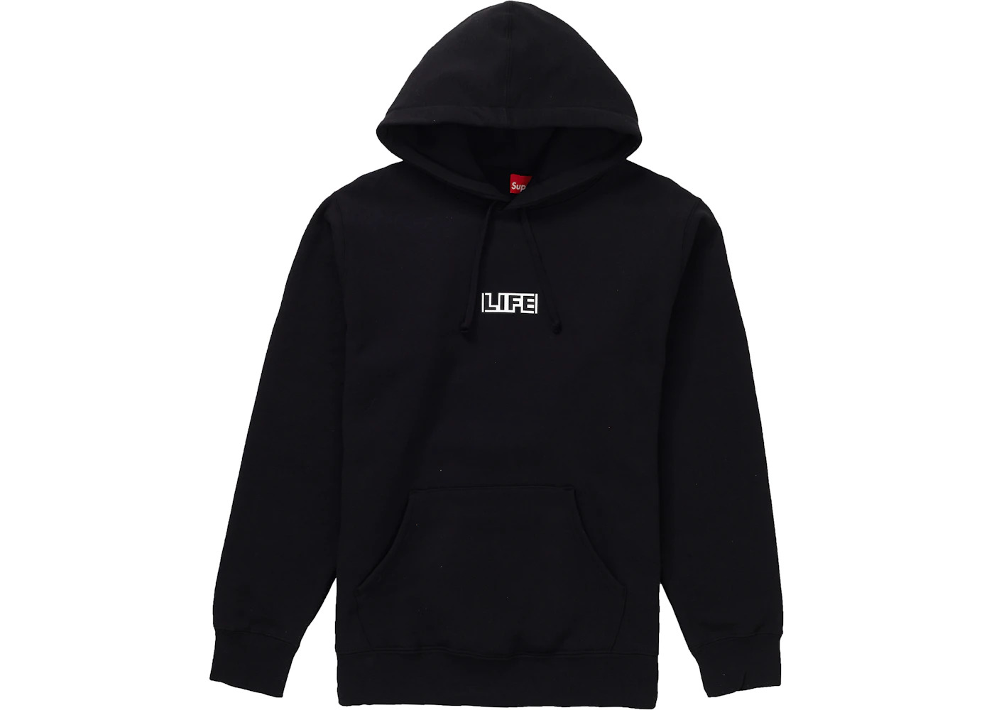 Supreme Gilbert & George LIFE Hooded Sweatshirt Black - 1
