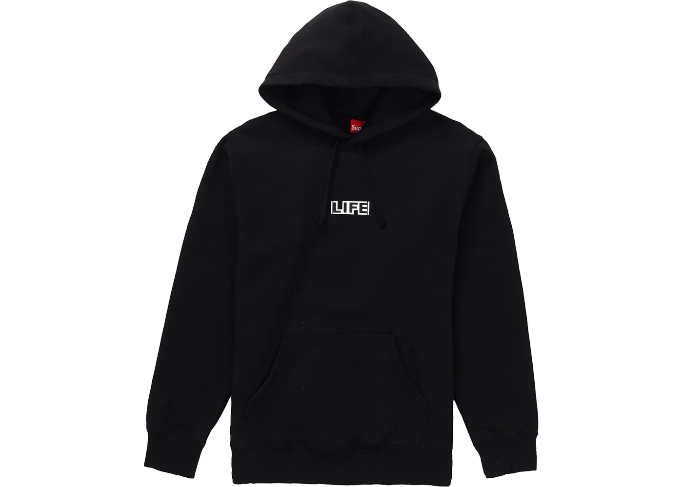 Supreme Gilbert & George LIFE Hooded Sweatshirt Black - 1