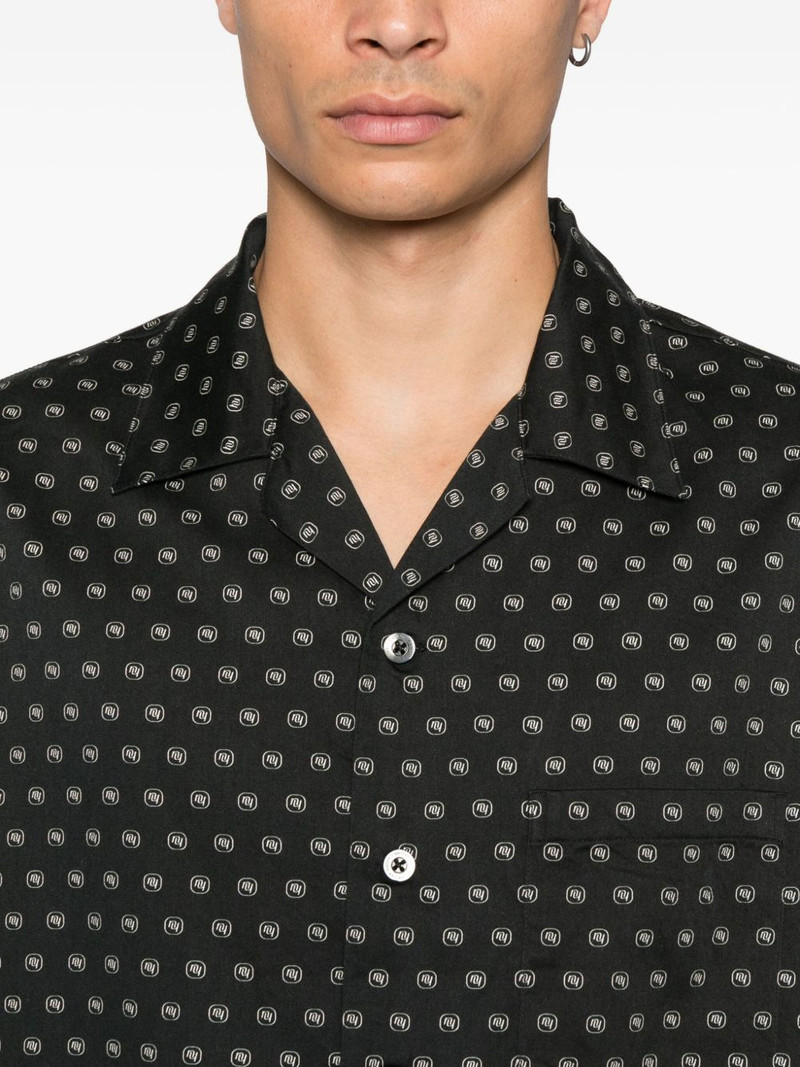 monogram-pattern shirt 5