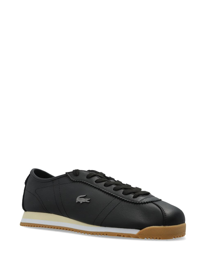 LACOSTE low-top leather sneakers outlook