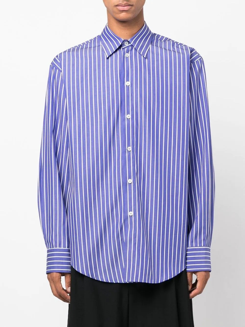 striped long-sleeve shirt - 3