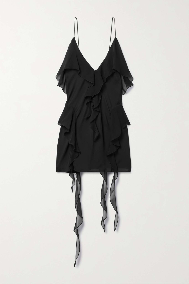 Piet ruffled silk-georgette camisole 1