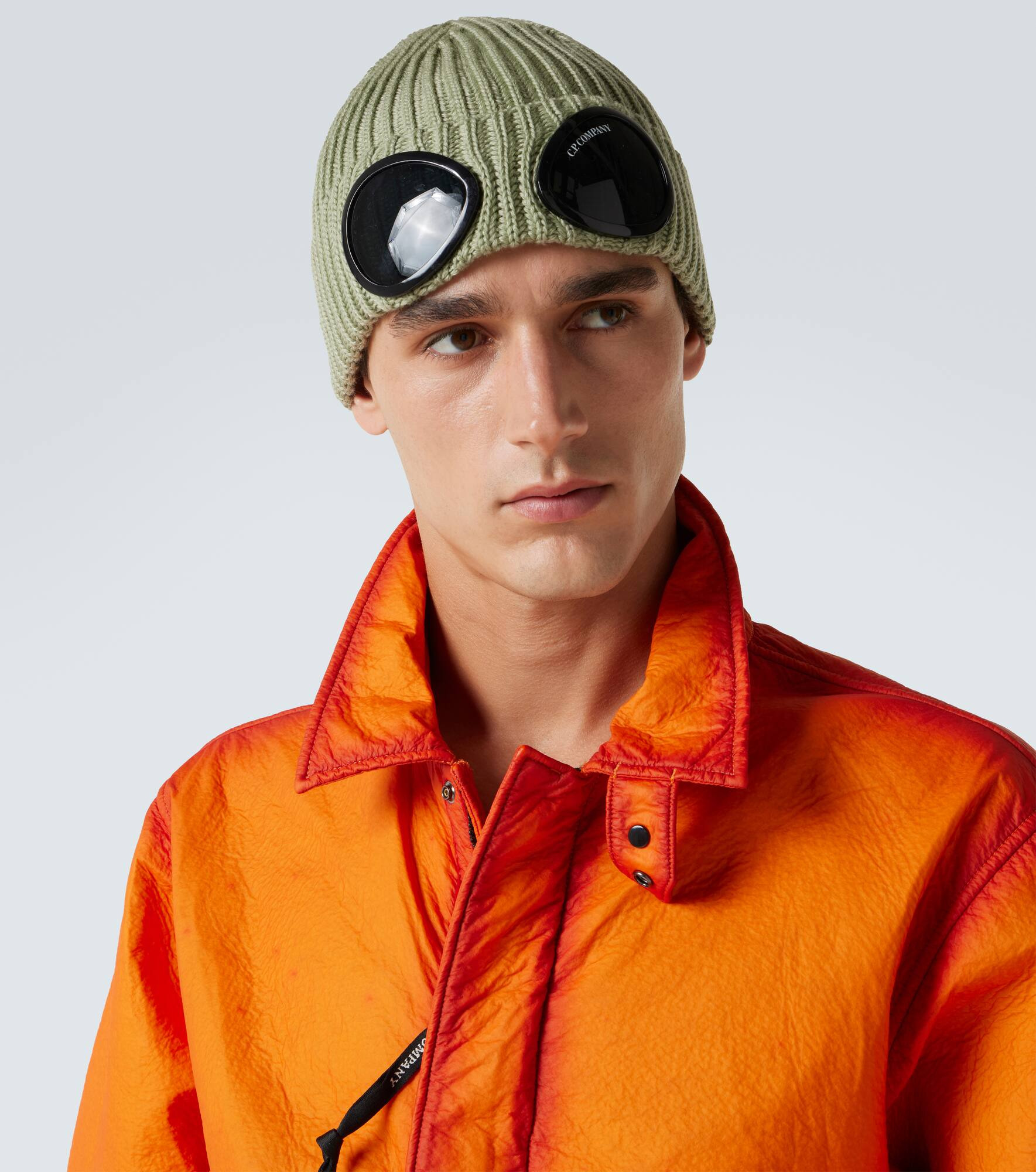 Goggle ribbed-knit wool beanie - 2