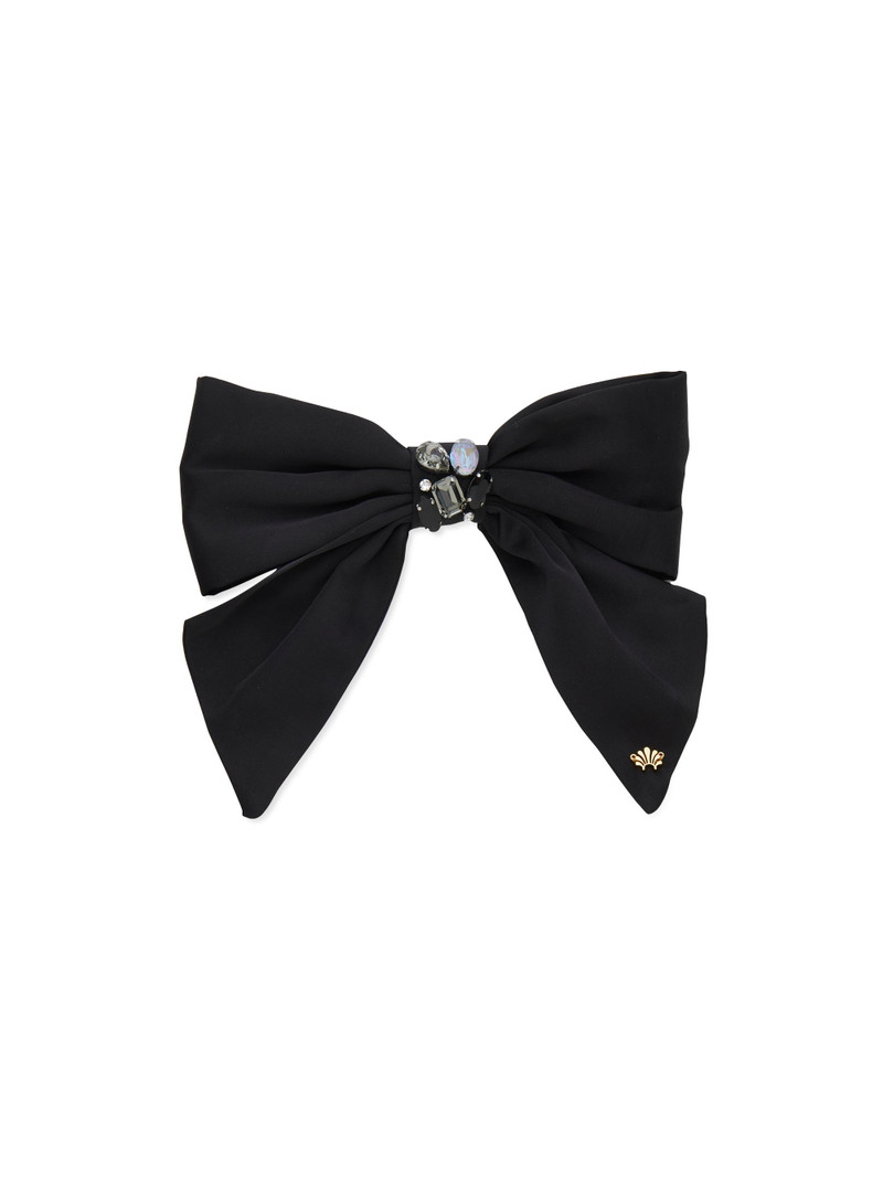 Women's Natalia Crystal-Embellished Bow - Jet 1