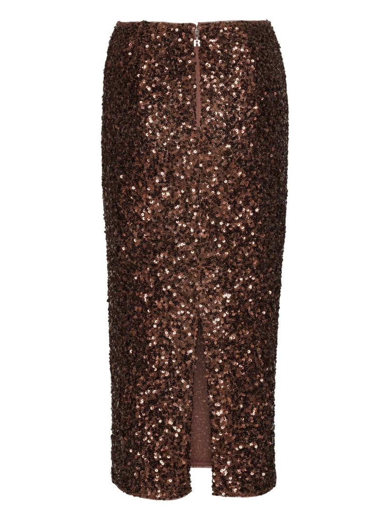 ROTATE sequin-embellished midi pencil skirt outlook