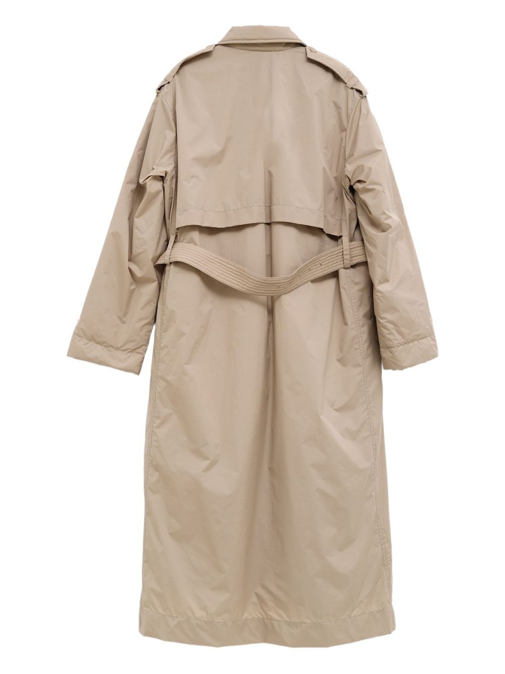 belted trench coat - 2