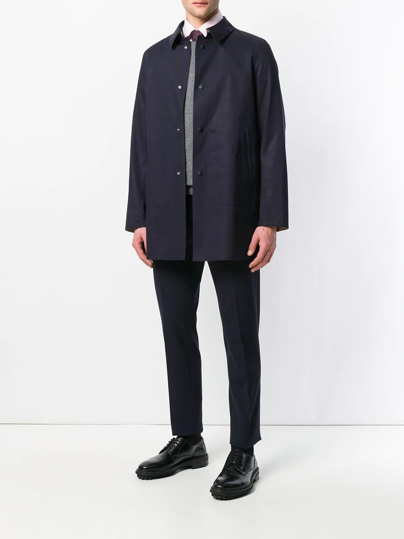 Herno single-breasted coat outlook