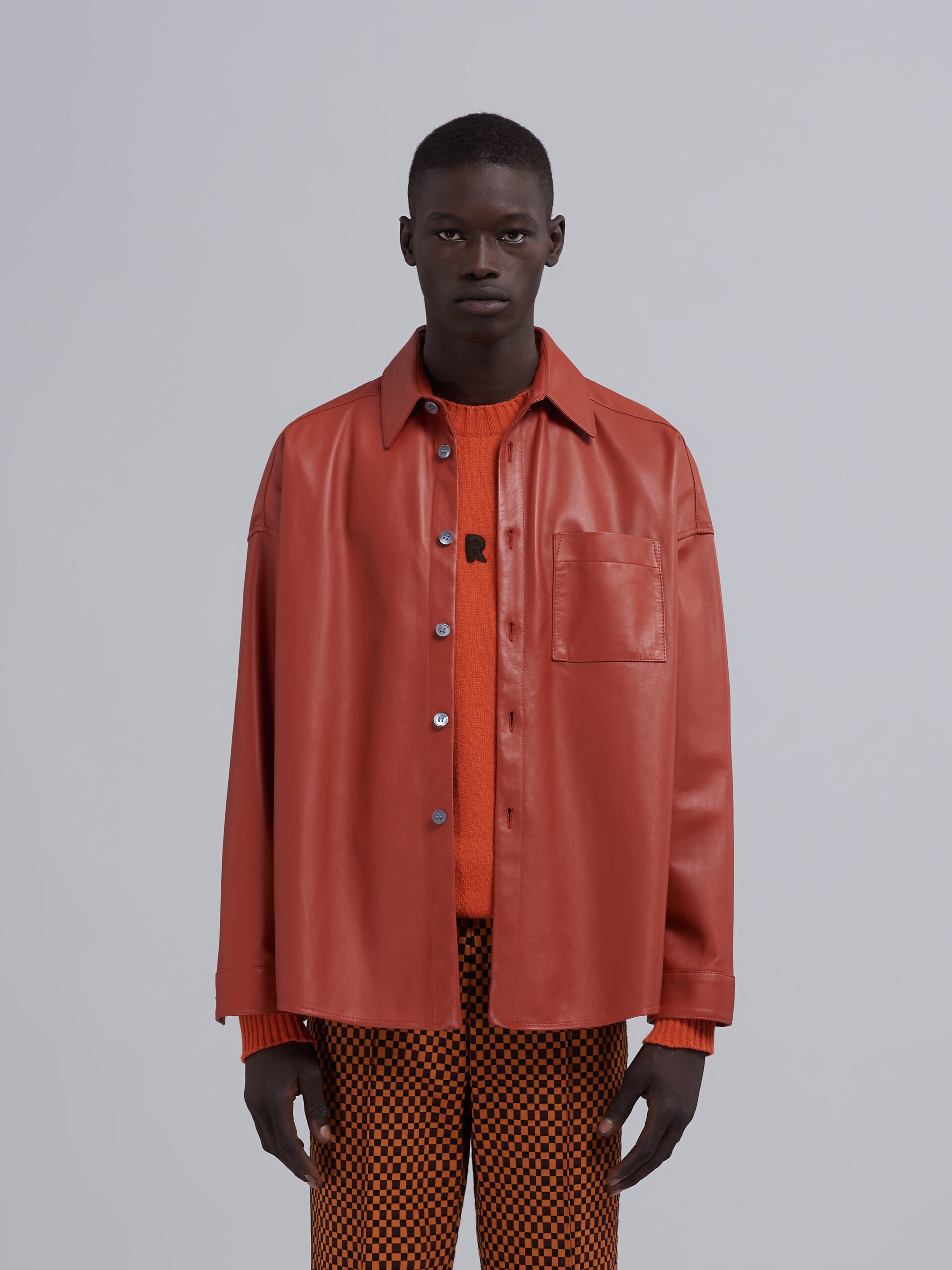 SOFT LAMB LEATHER SHIRT - 2
