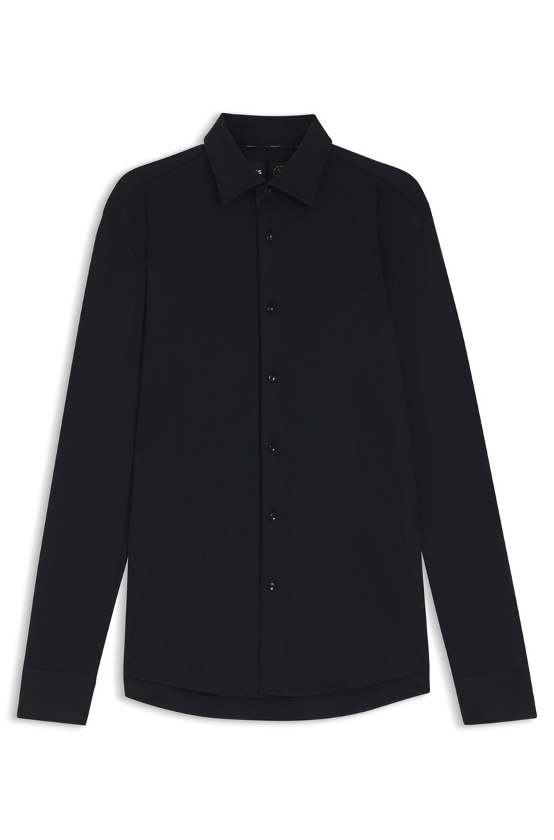 SLIM-FIT SHIRT IN BRUSHED STRETCH FLANNEL 1