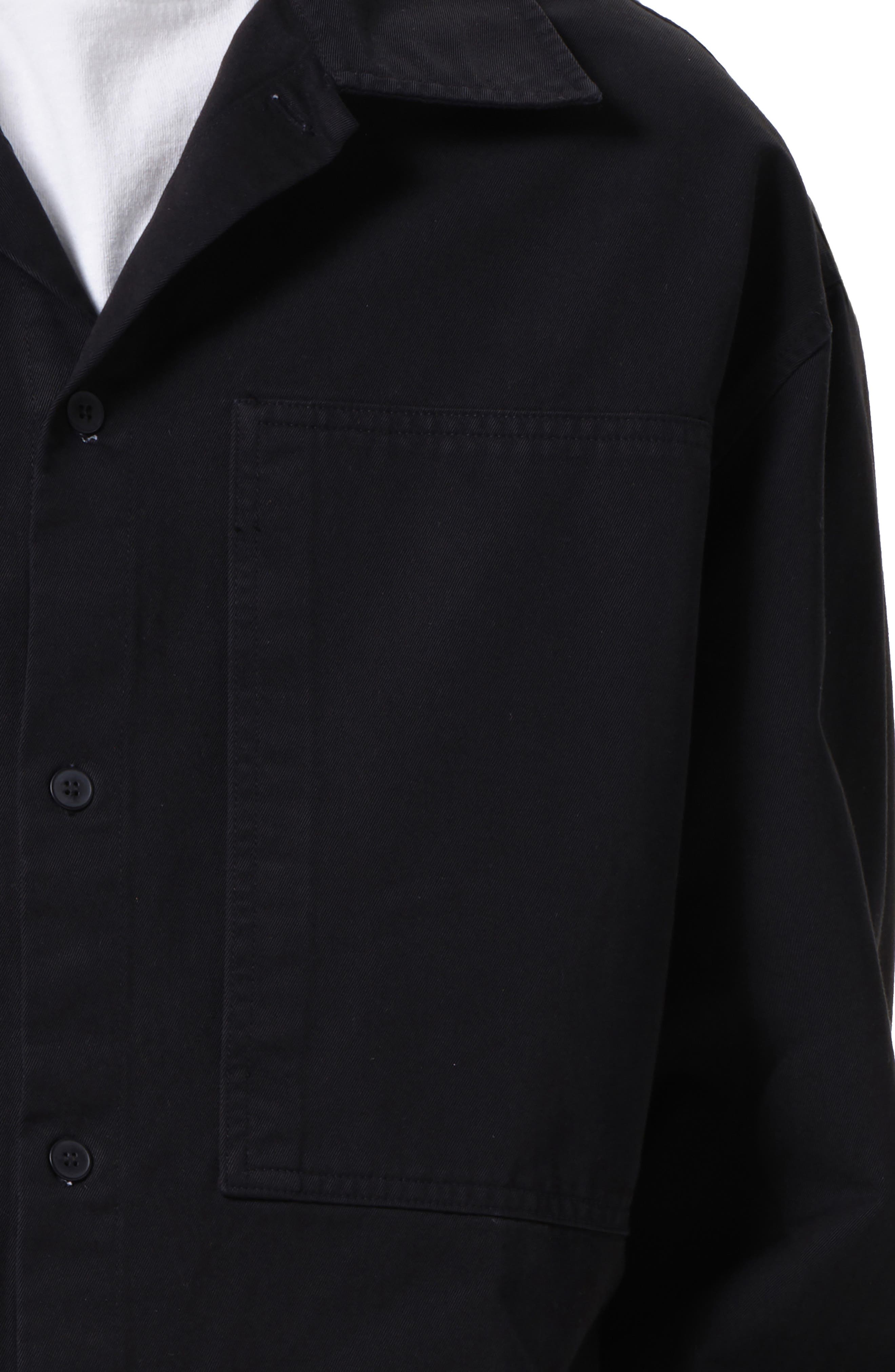 AGOLDE Rhode Overshirt in Black at Nordstrom - 3