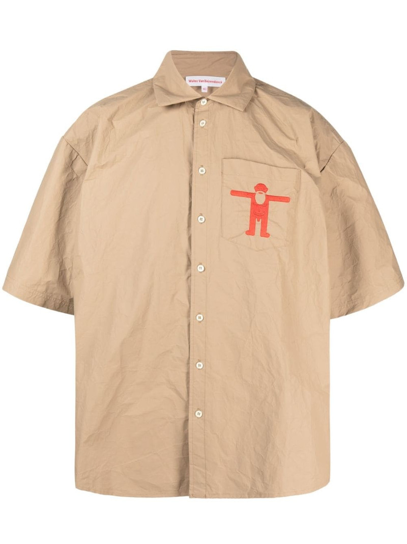 Star logo-print oversize shirt 1