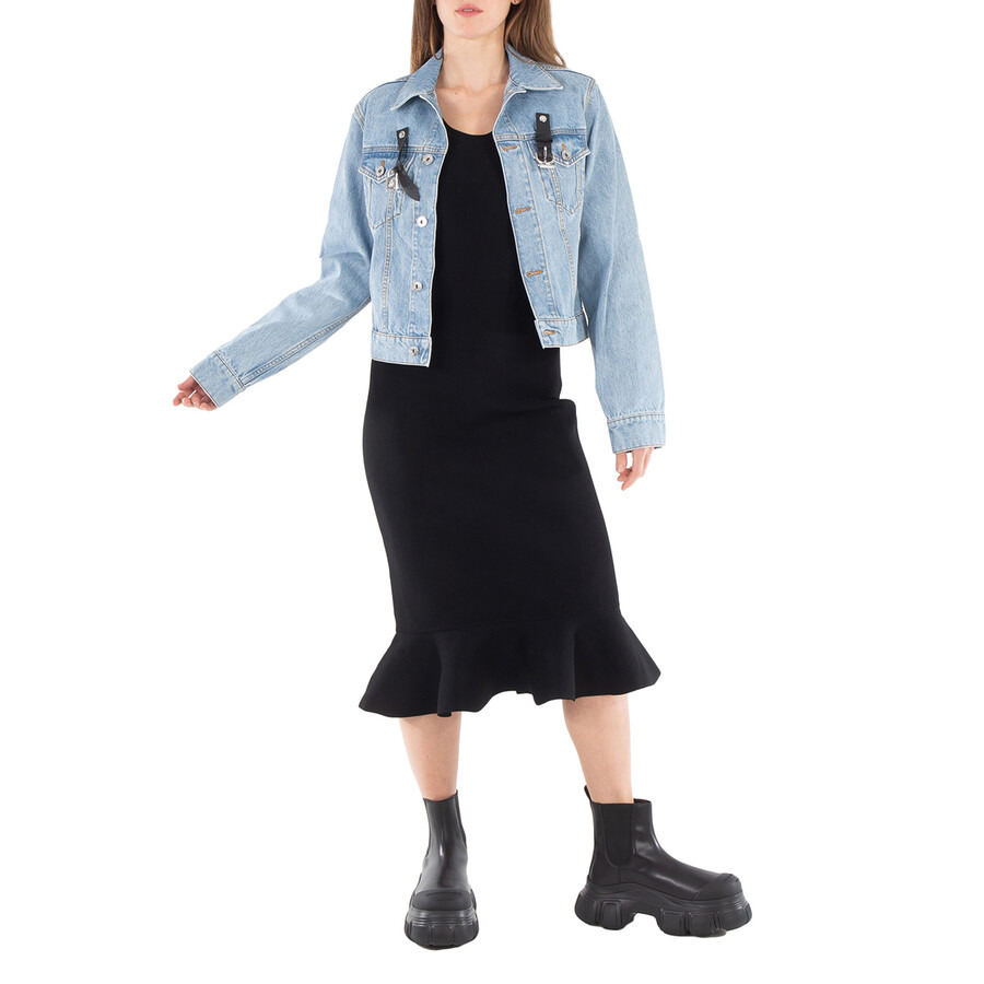 JW Anderson Padlock Strap Trucker Denim Jacket - 6