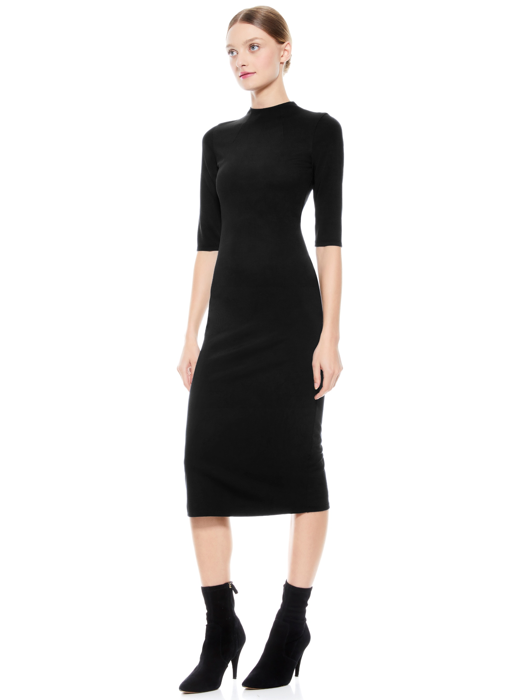 DELORA FITTED MIDI DRESS - 4