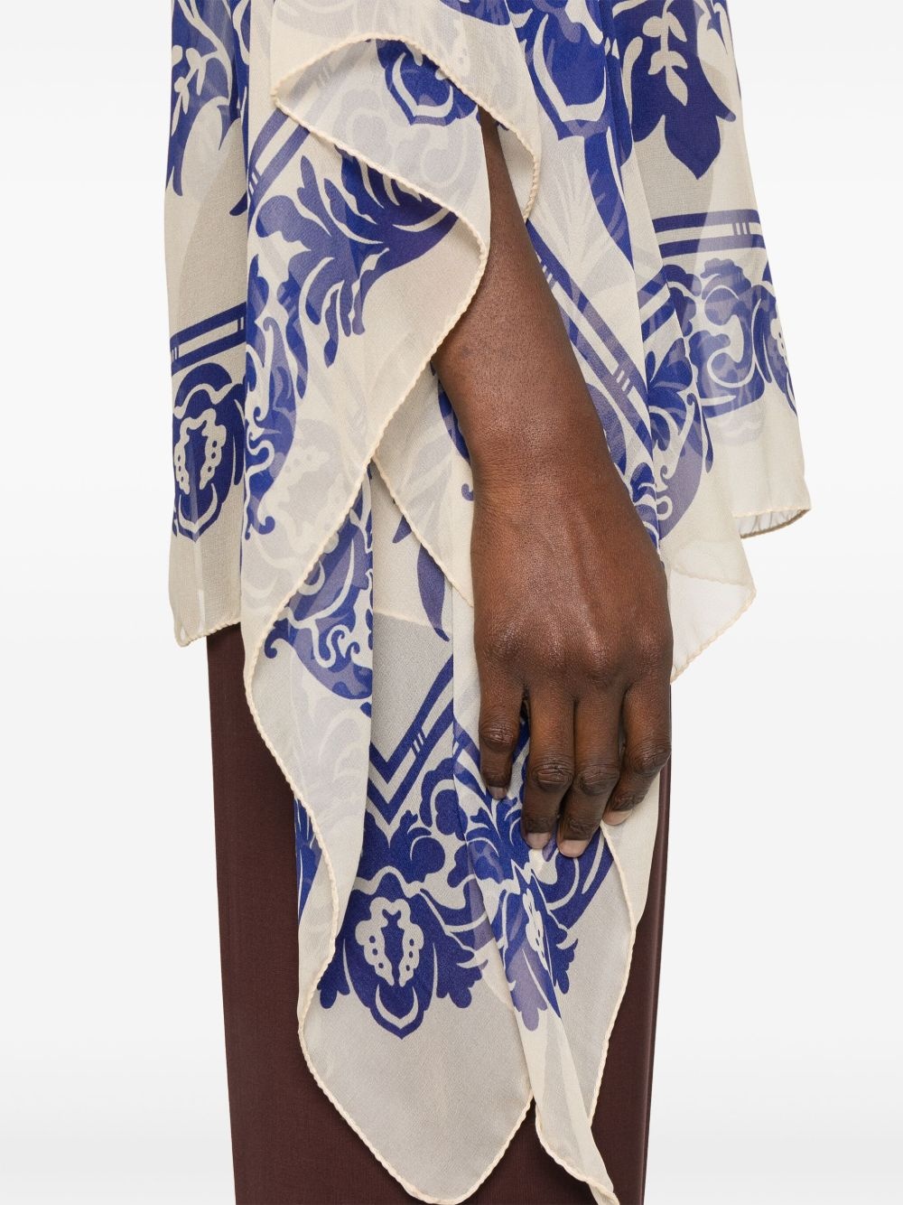 printed blouse - 5