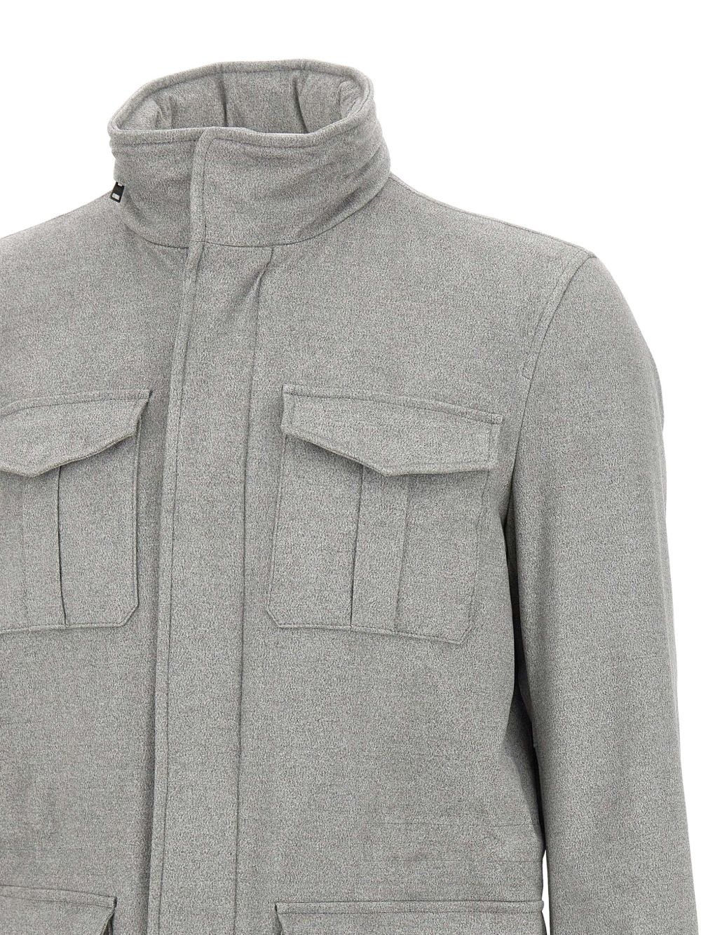 multi-pocket field jacket - 4