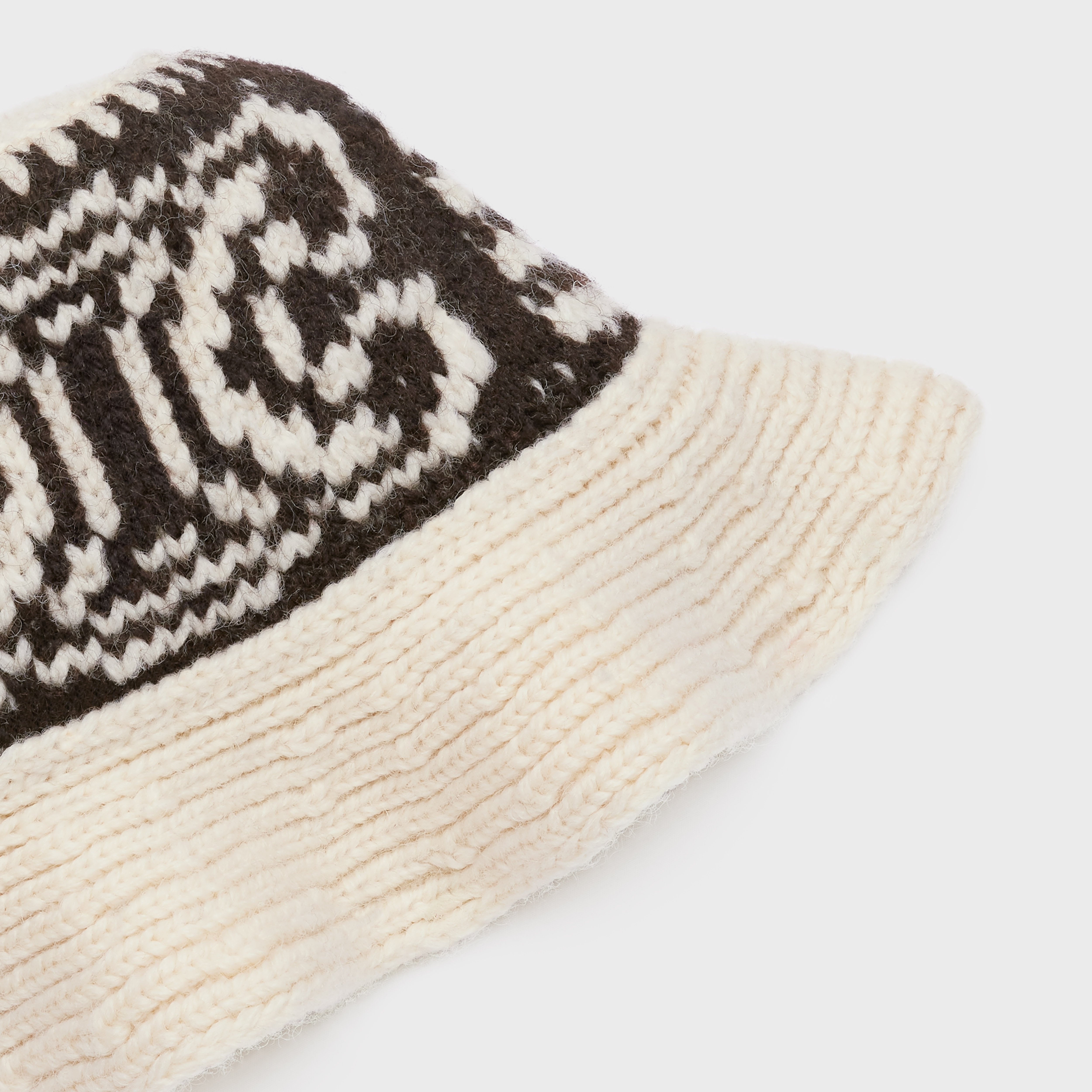 “TRIOMPHE” BUCKET HAT IN WOOL - 3