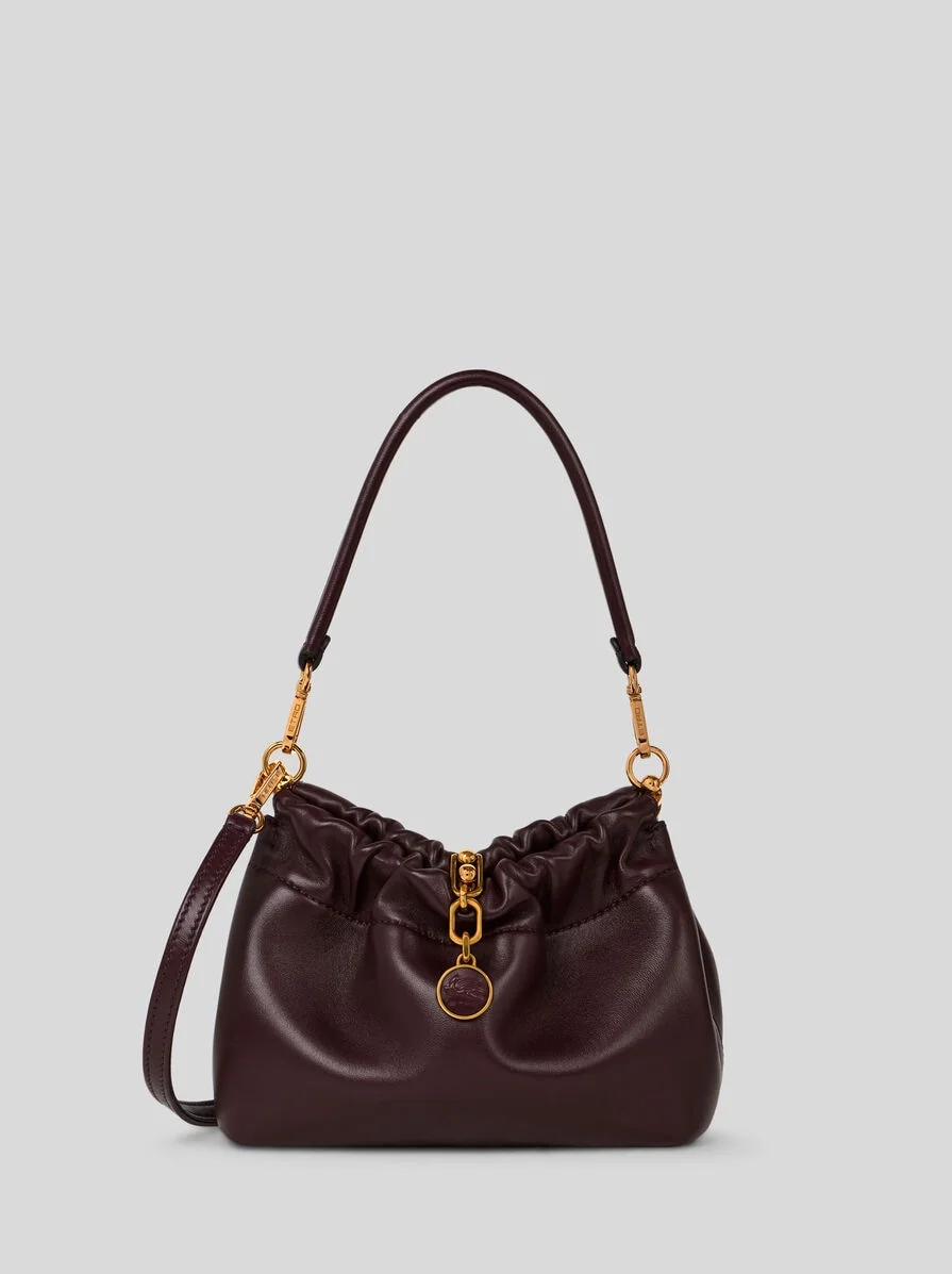 SMALL VELA BLOSSOM BAG IN NAPPA LEATHER - 1