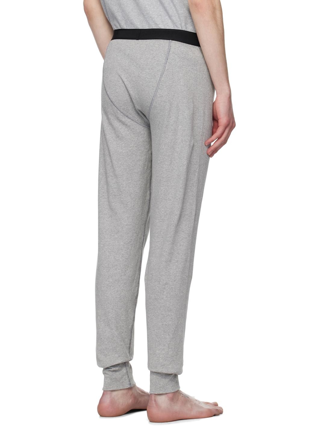 Gray Cotton Long Underwear - 3