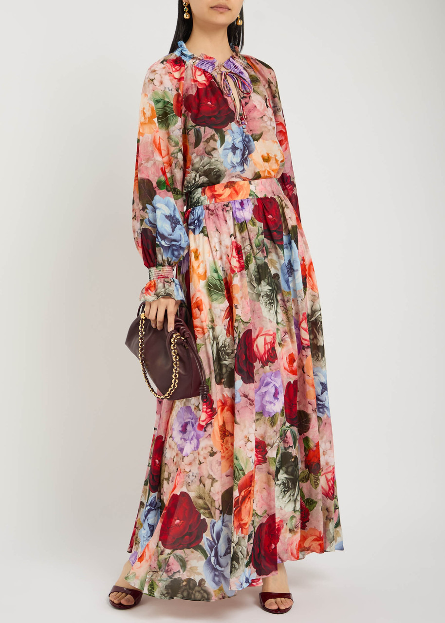 Alice + Olivia Norah Floral Cotton-blend Blouse - 4