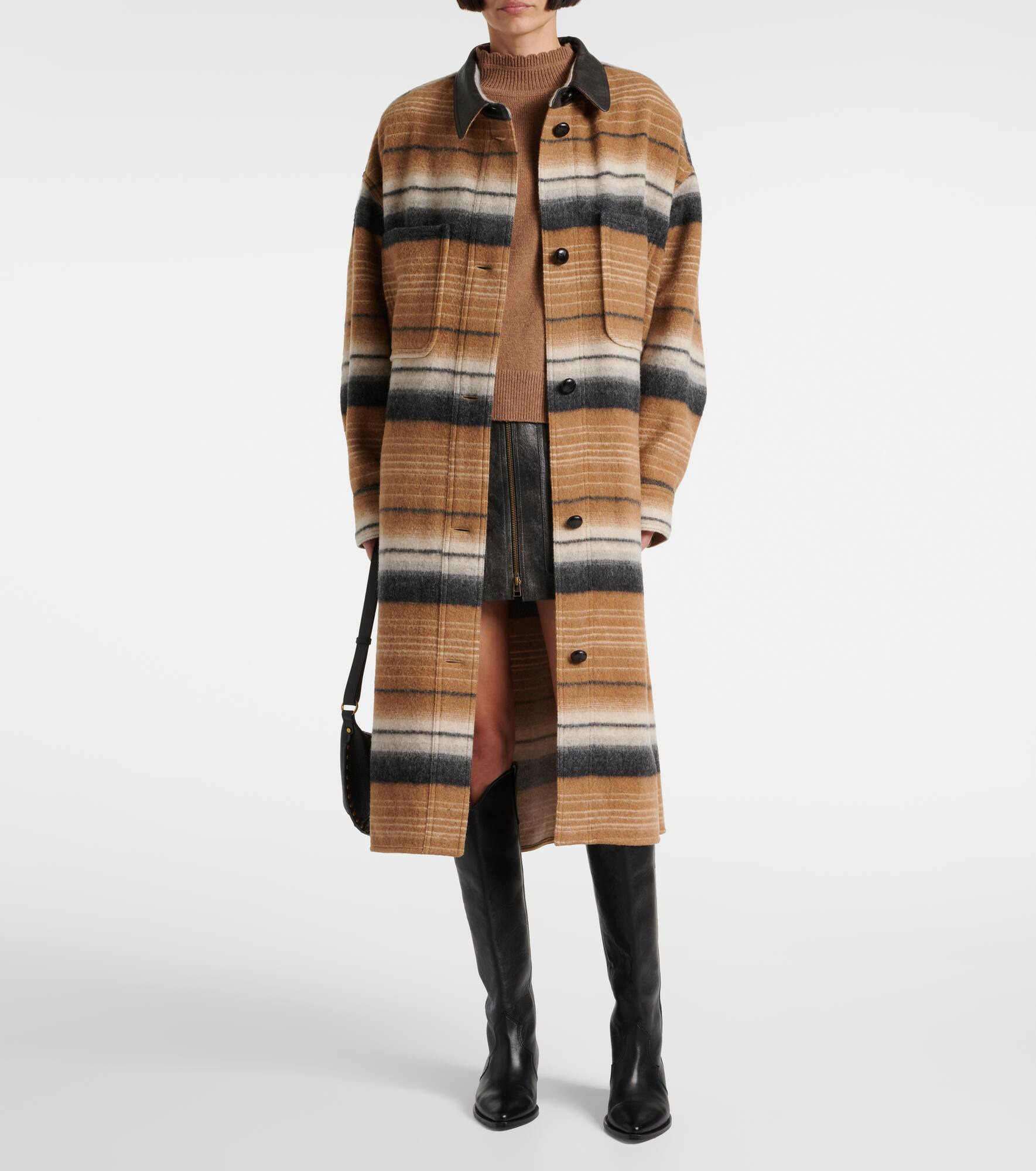 Djilaga wool-blend coat - 2