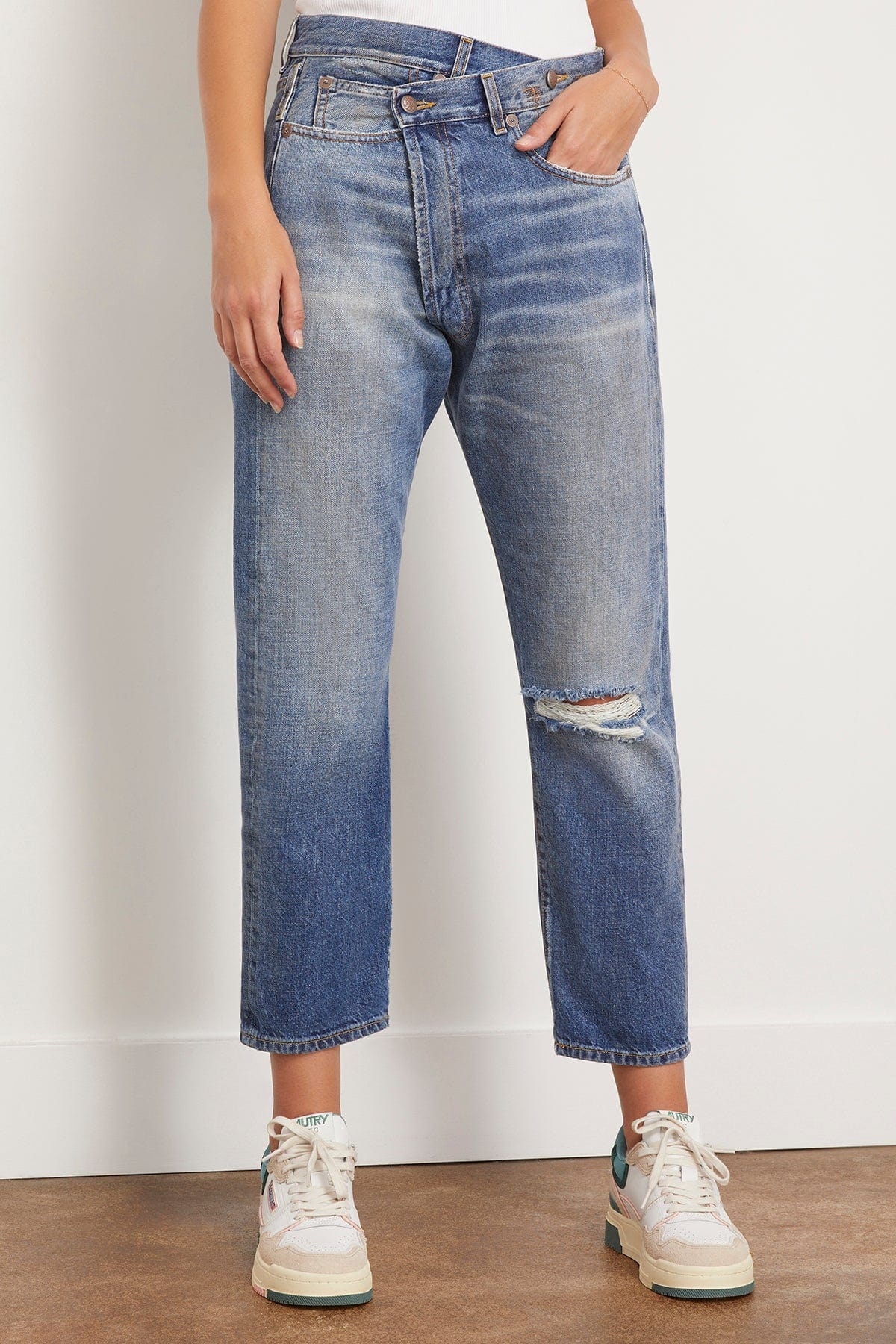 Crossover Jean in Amber Blue - 3