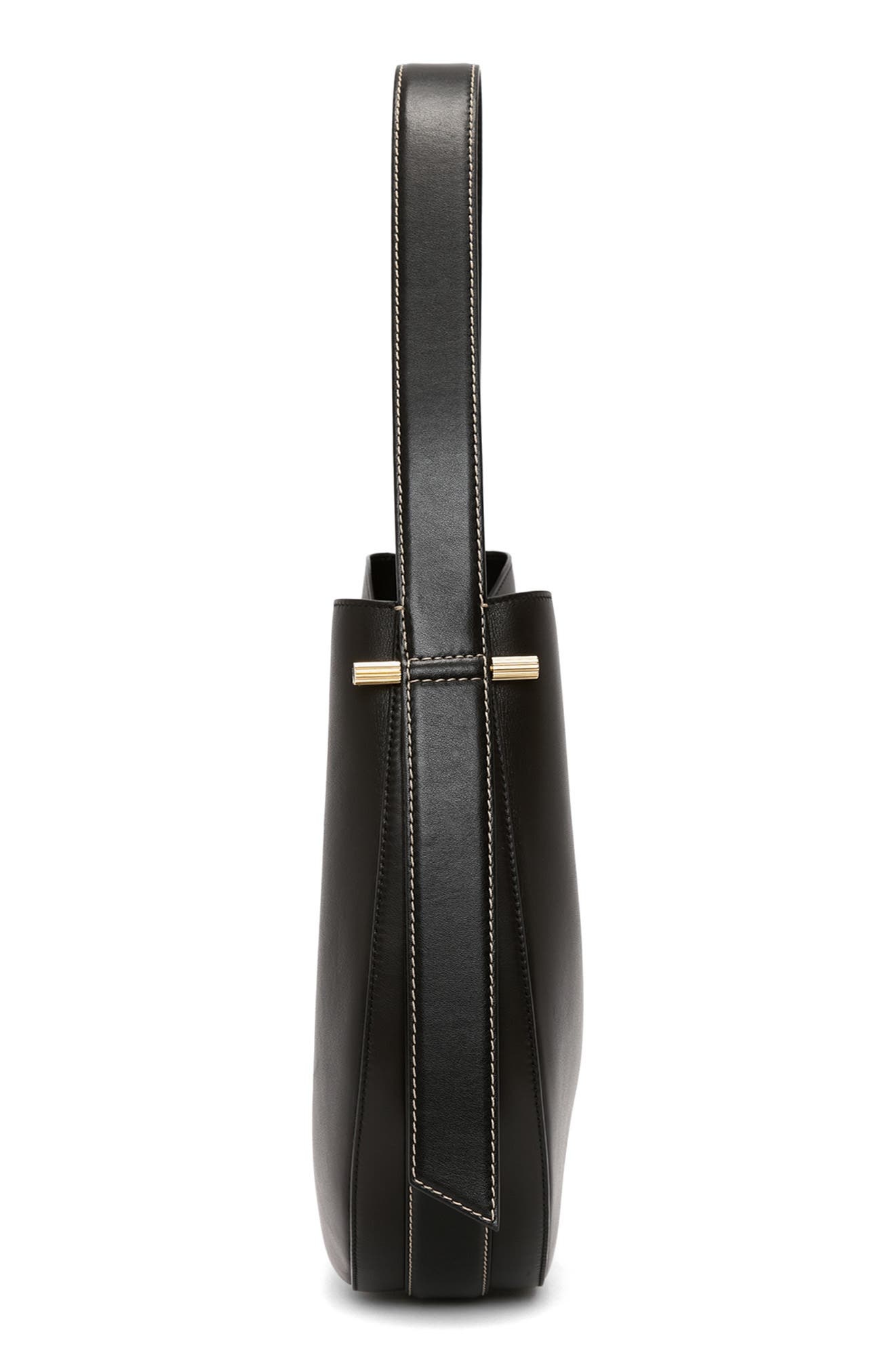 Victoria Beckham Dia Leather Hobo Bag in Black at Nordstrom - 3