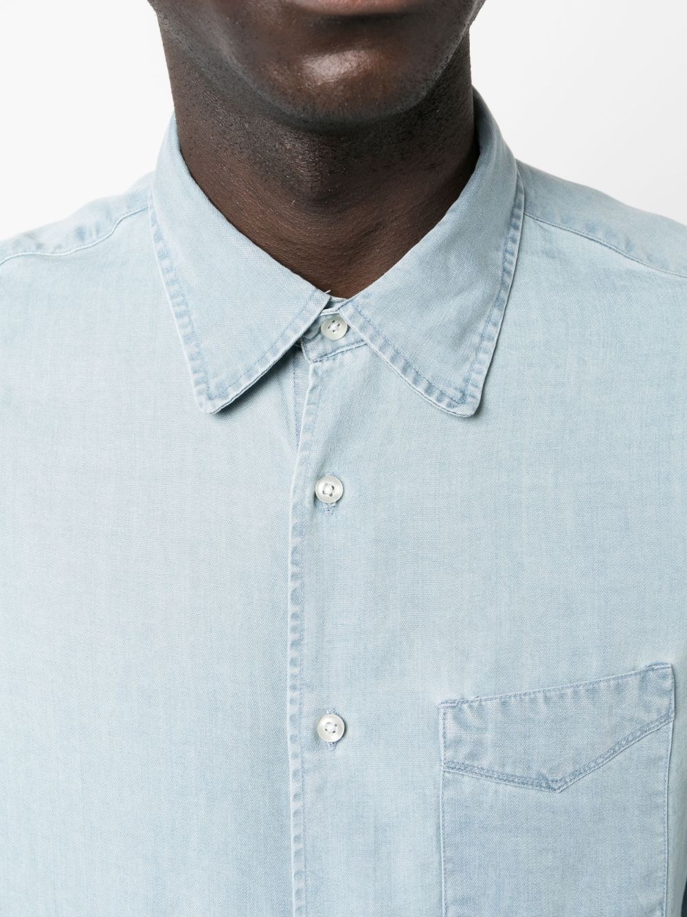 button-up lyocell shirt - 5