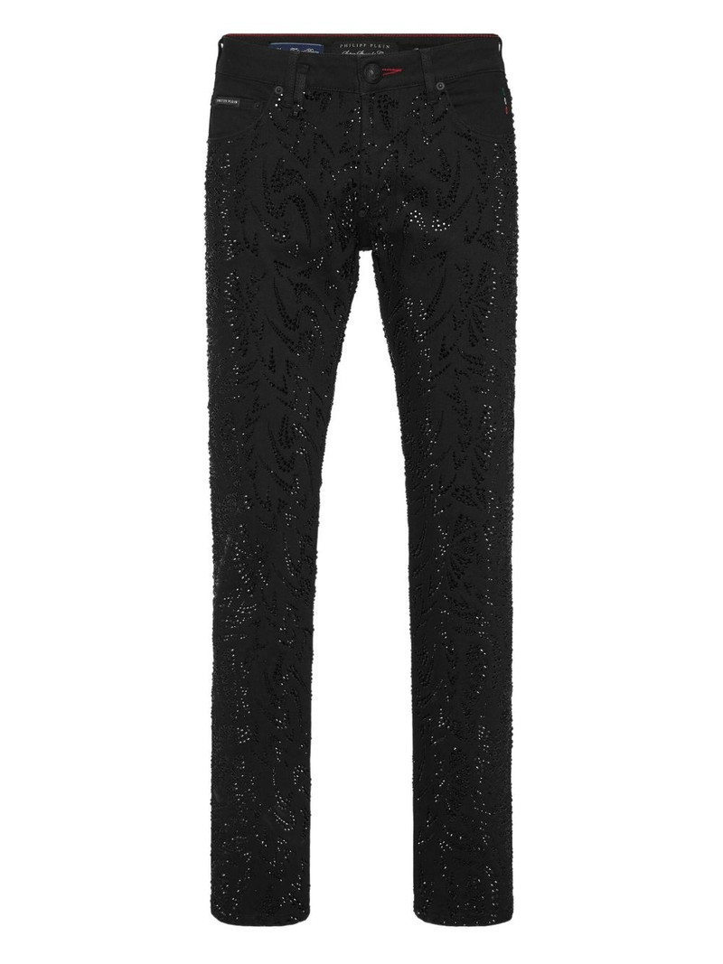 Super Straight Cut Tribal Strass jeans 1