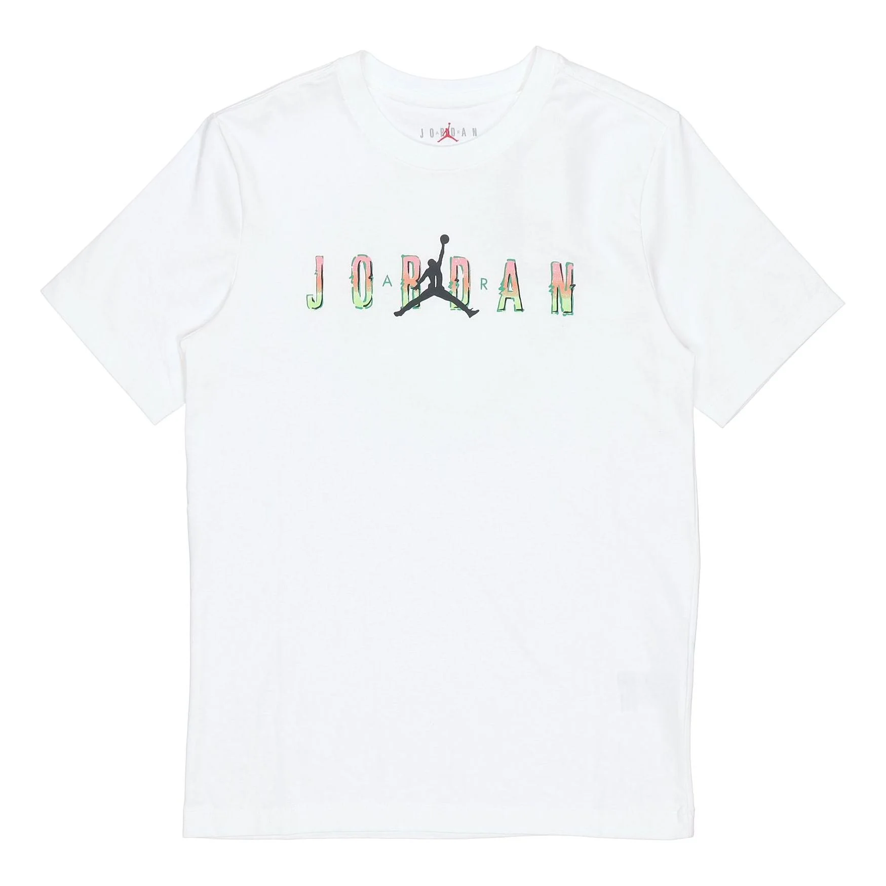 Air Jordan MENS Sport DNA Crew Neck Printed Short Sleeve White CZ8084-100 - 1