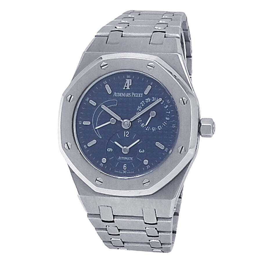 Pre-owned Audemars Piguet Royal Oak Dual Time Automatic Blue Dial Men's Watch 25730ST.OO.0789ST - 1